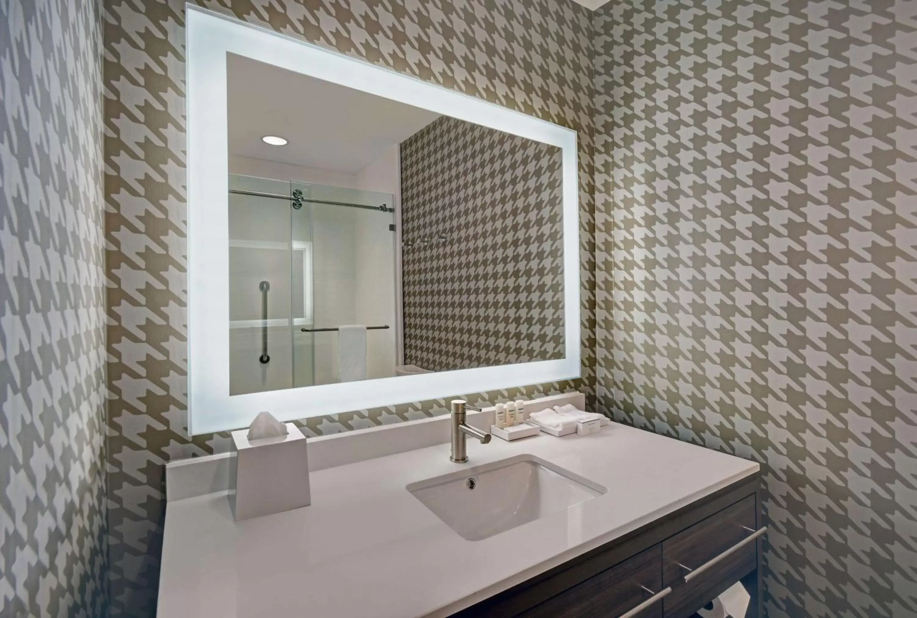 Bathroom in Home2 Suites By Hilton Raleigh North I-540