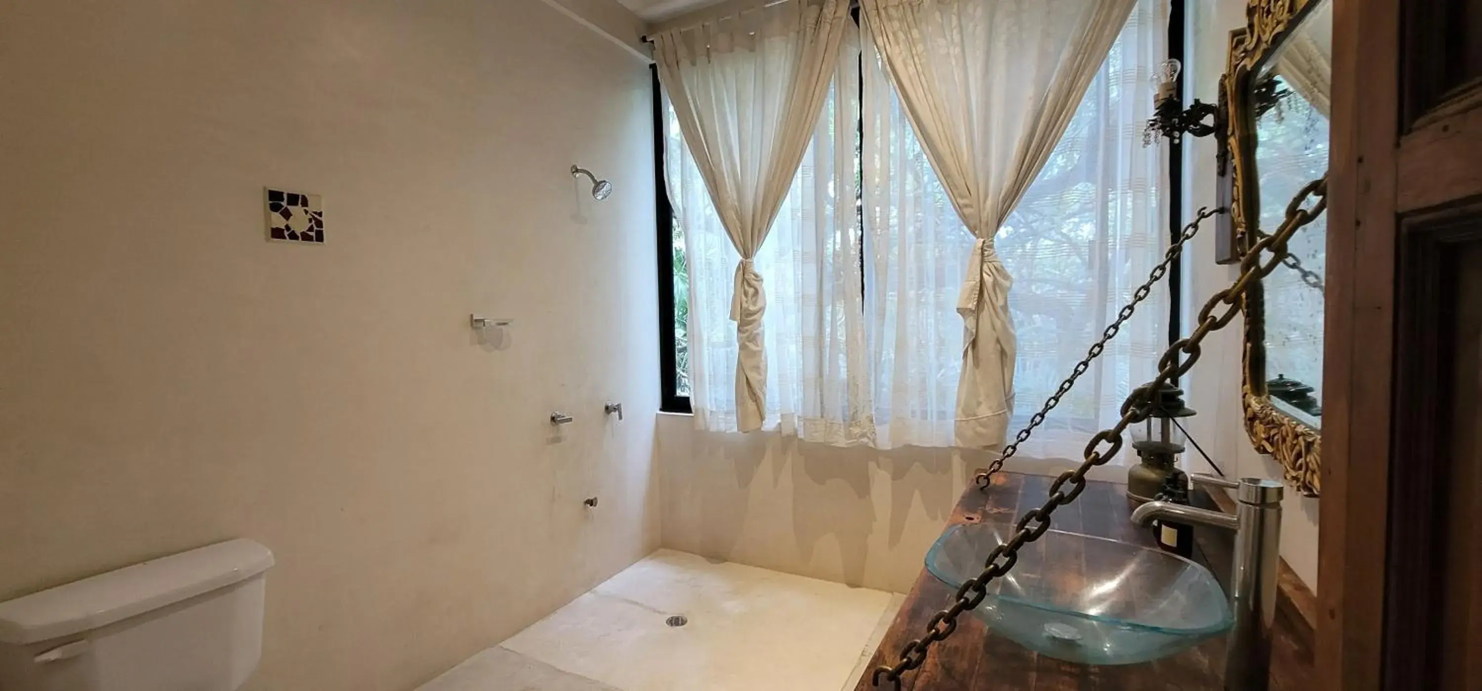 Shower in Casa Ambar Tulum - Great location and access to a Private Cenote & Beach 2 Km Away - Adults Only