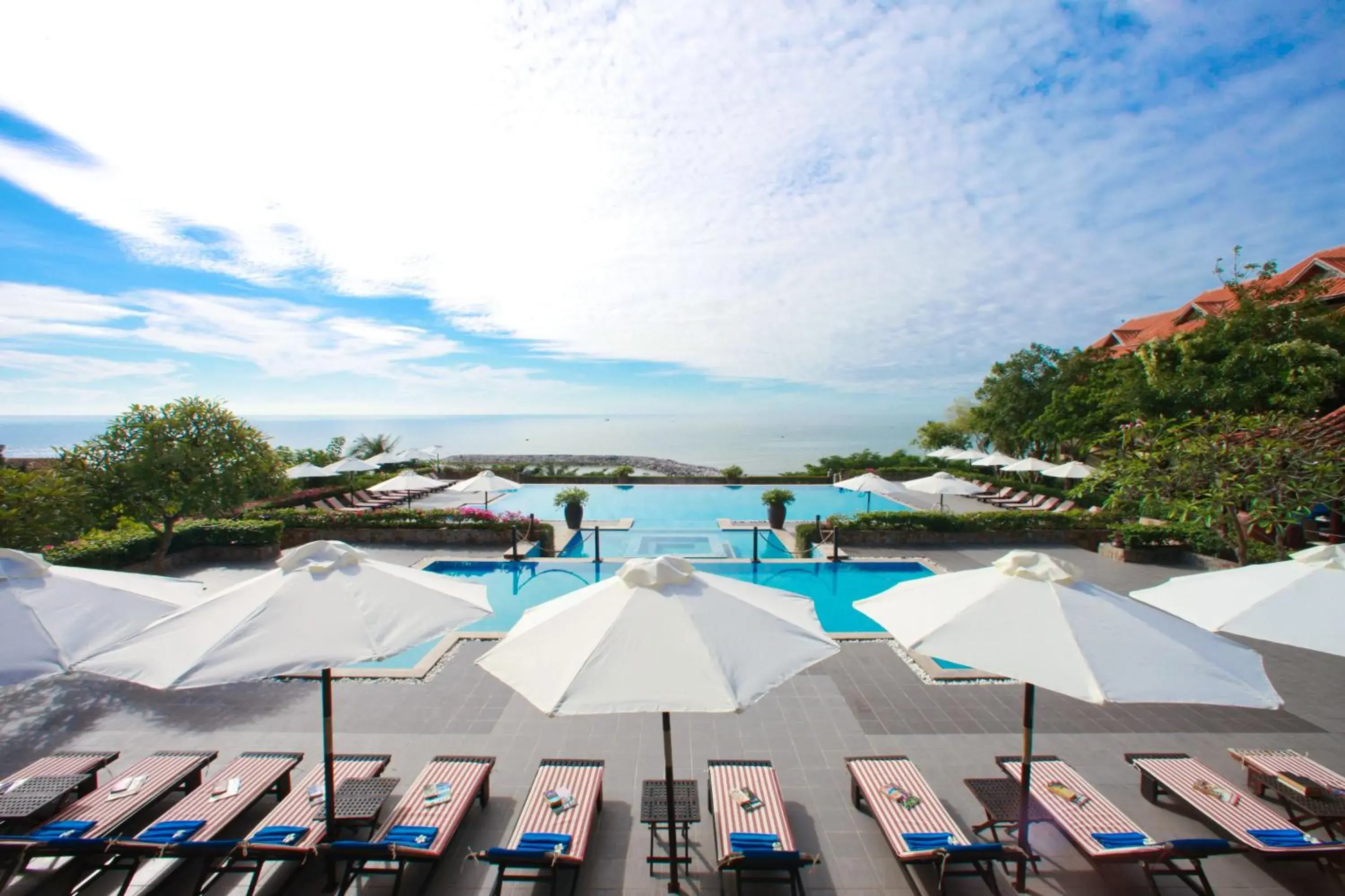 Bird's eye view, Swimming Pool in Romana Resort & Spa
