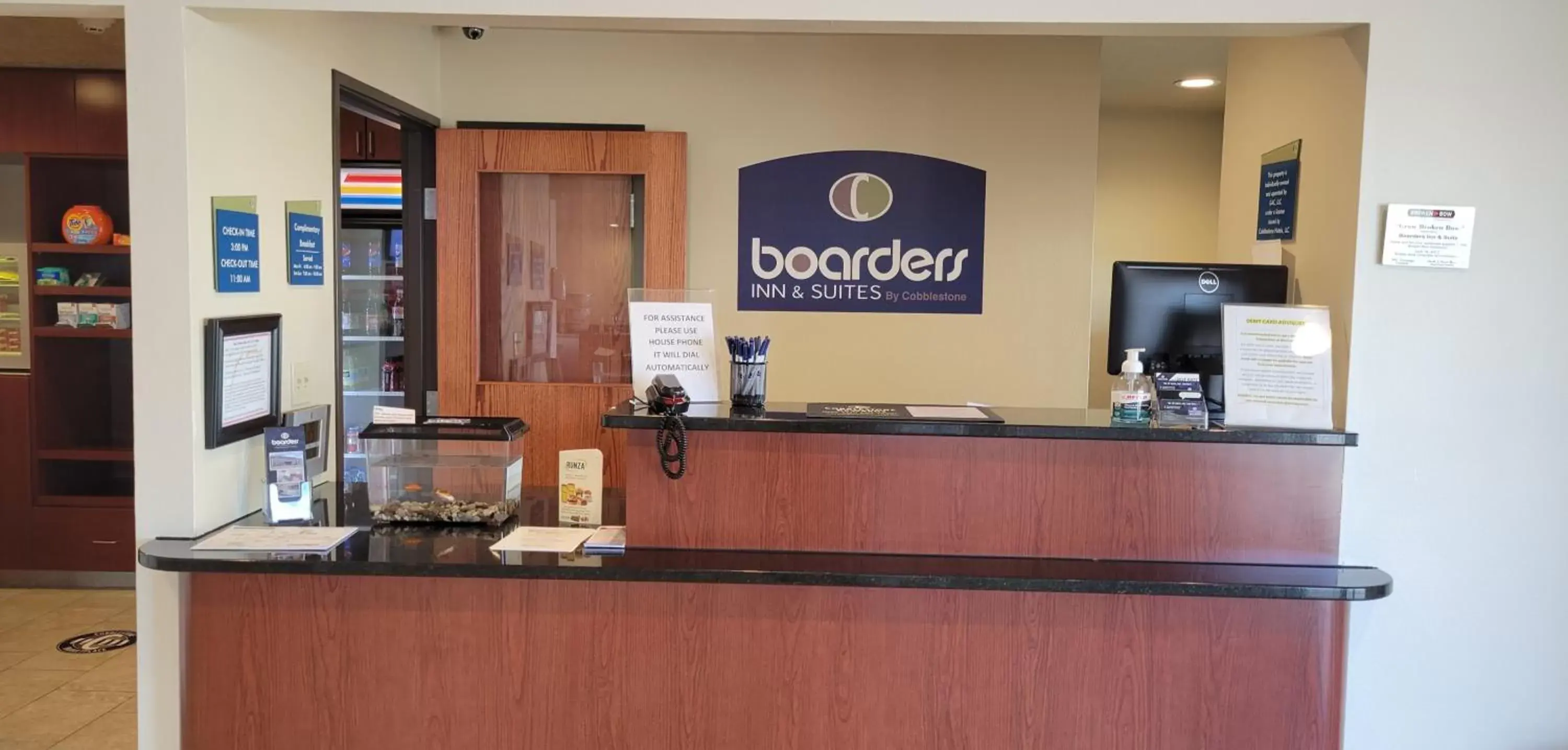Lobby or reception, Lobby/Reception in Boarders Inn & Suites by Cobblestone Hotels - Broken Bow