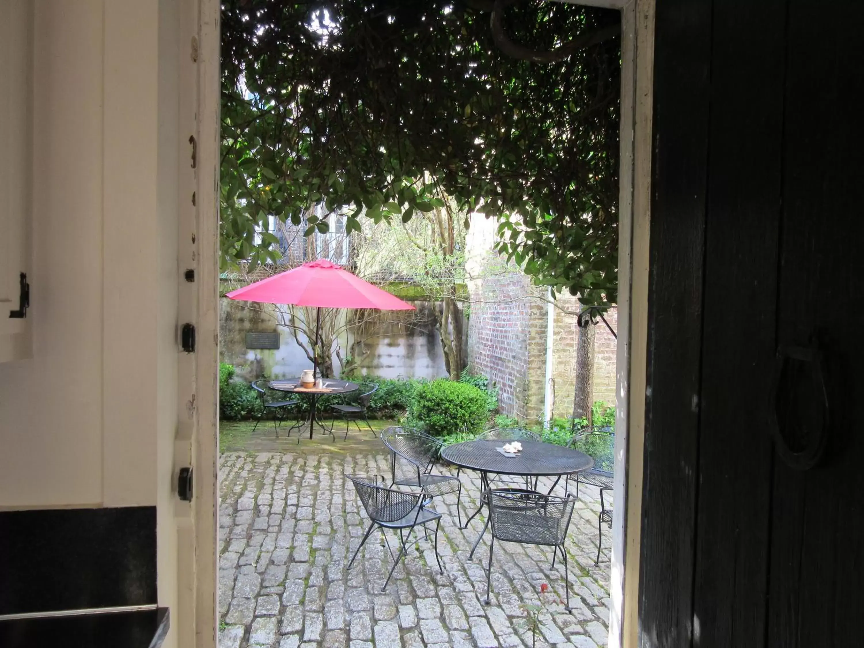 Patio in Historic 86 Church Street