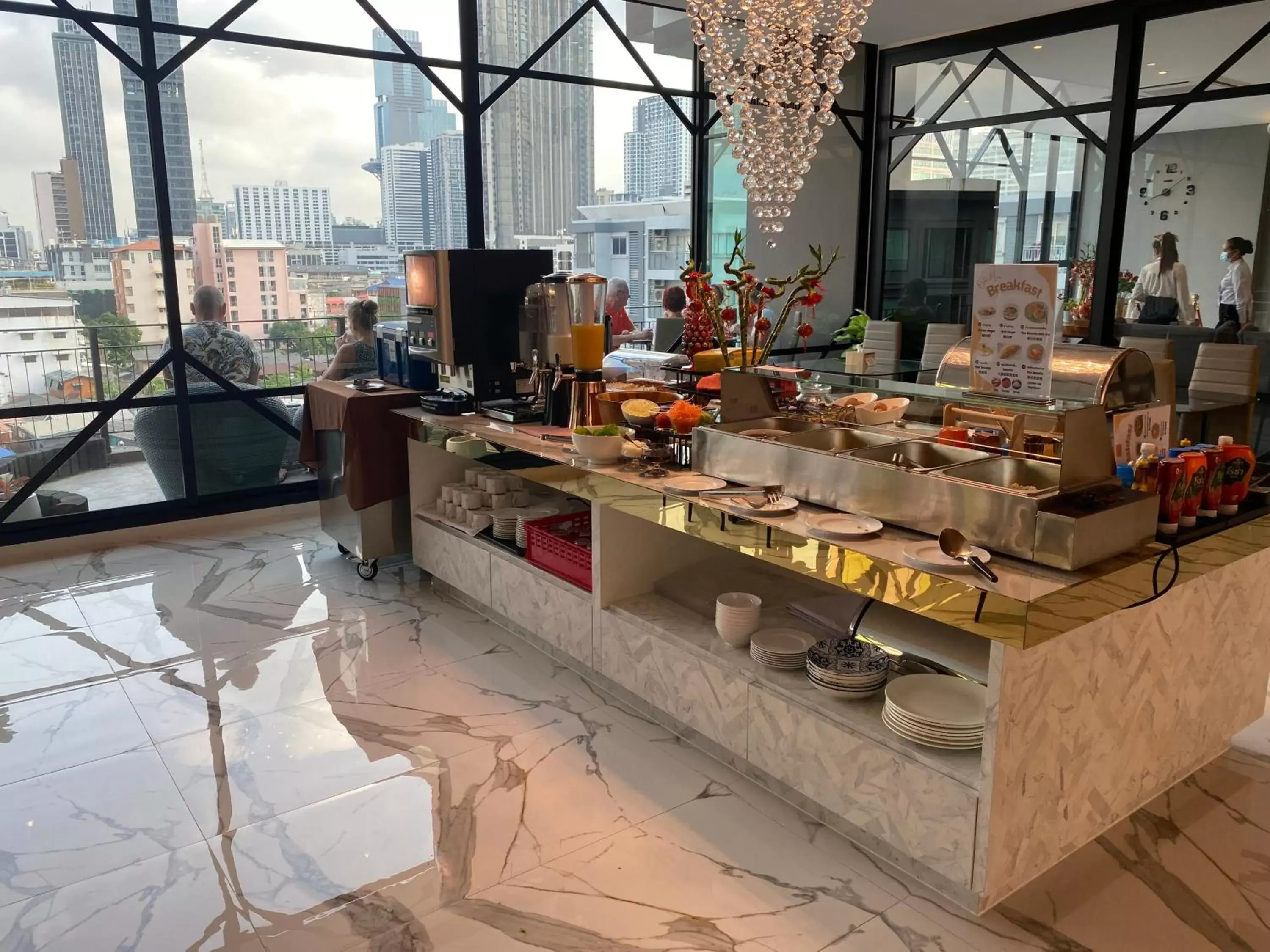 Breakfast in S3 Siam Bangkok Hotel Breakfast in S3 Siam Bangkok Hotel