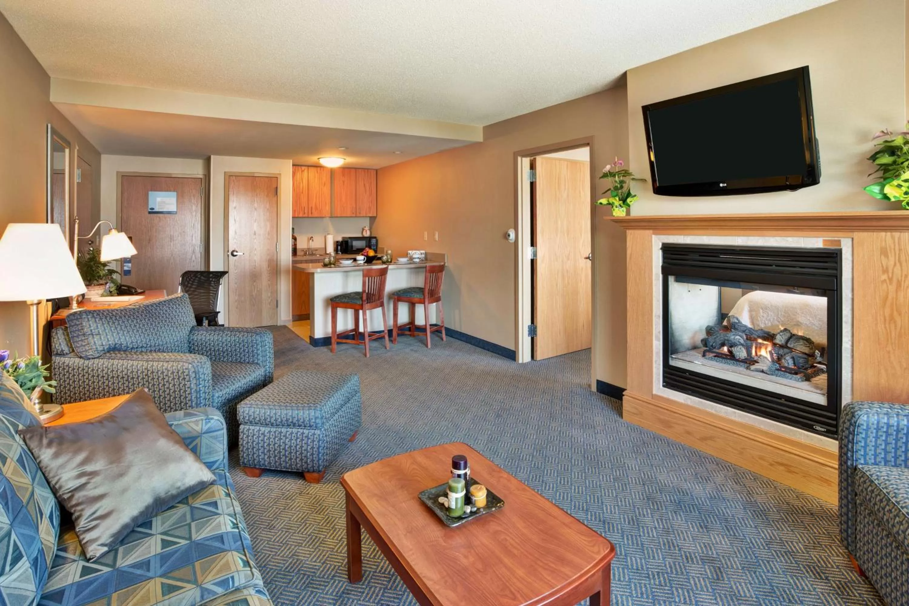 Living room in Hampton Inn Rutland/Killington