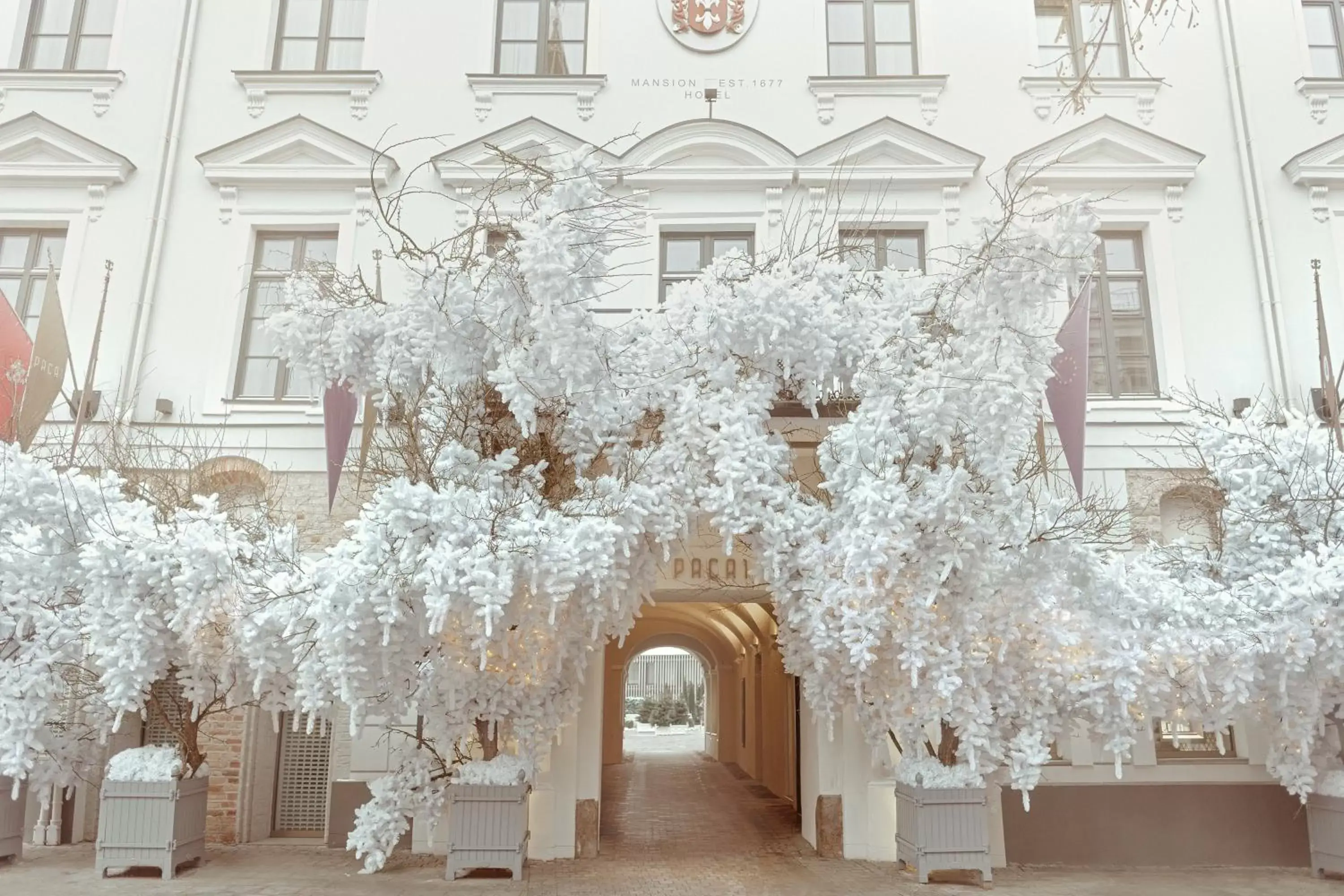 Property building, Winter in Hotel Pacai, Vilnius, a Member of Design Hotels