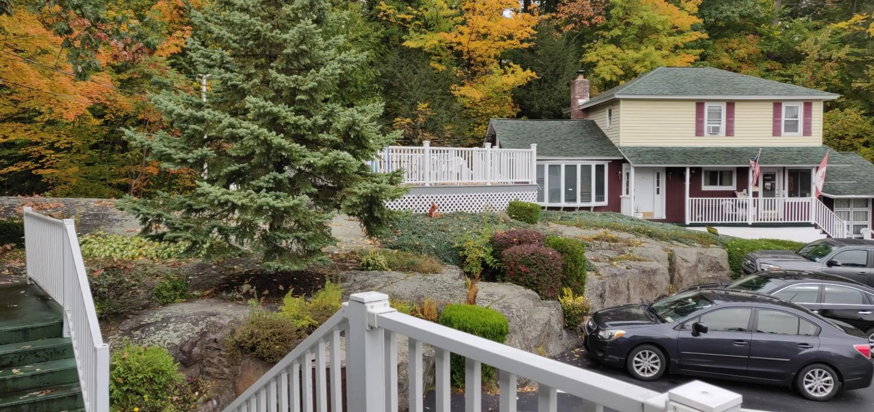 Balcony/Terrace in Pinebrook Motel