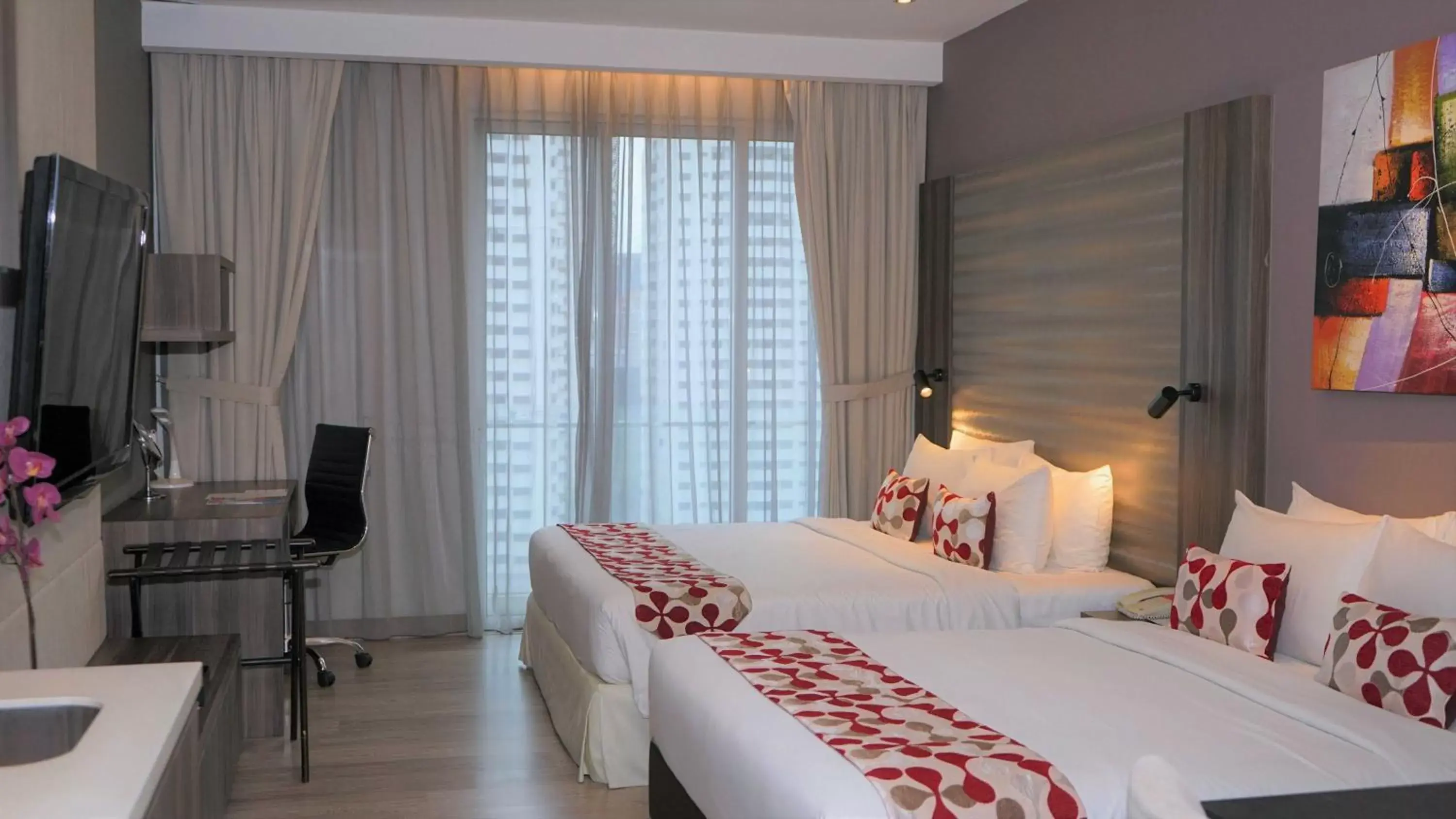 Bedroom, Bed in Ramada Suites by Wyndham Kuala Lumpur City Centre