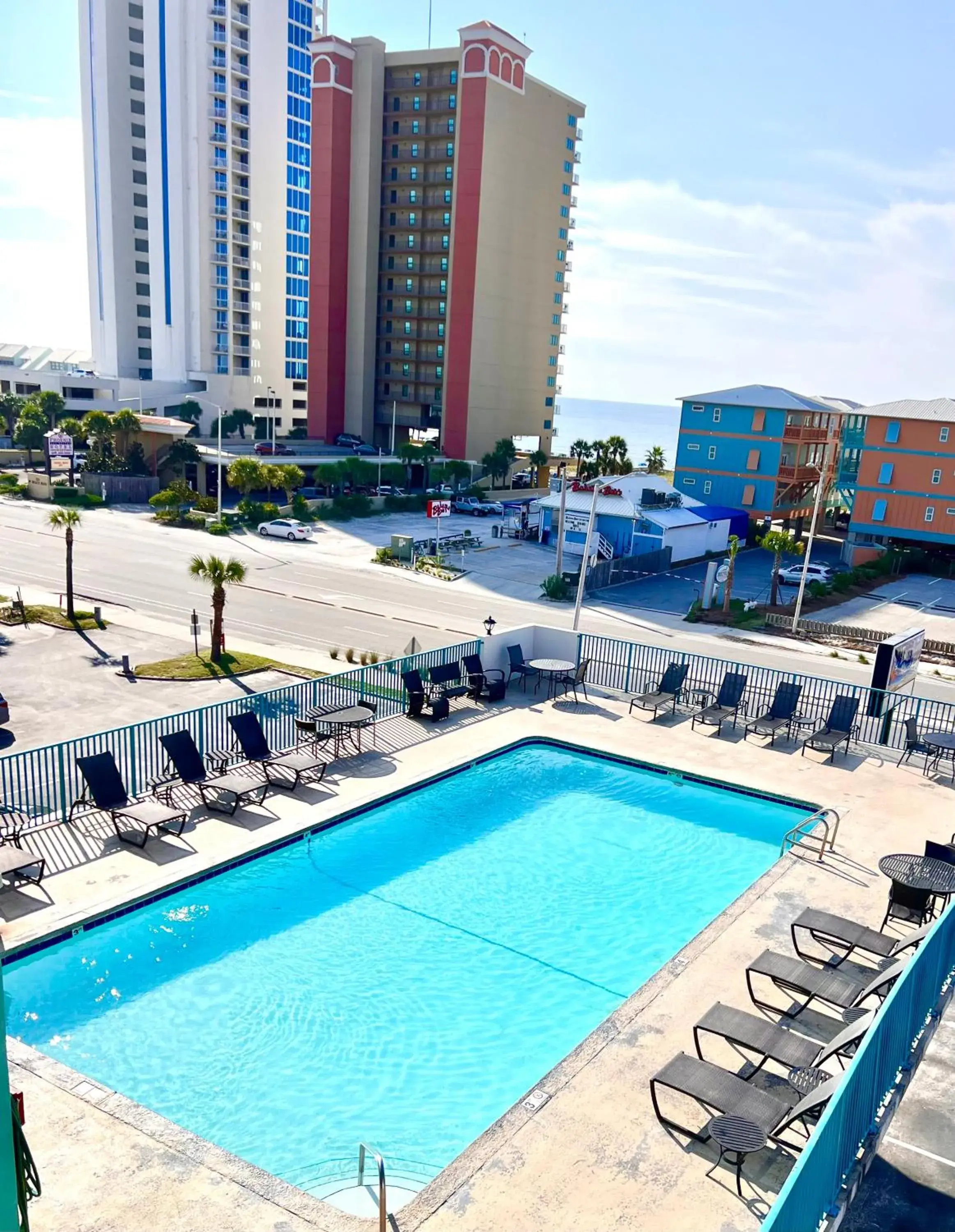 Swimming pool, Pool View in Beachside Resort Hotel