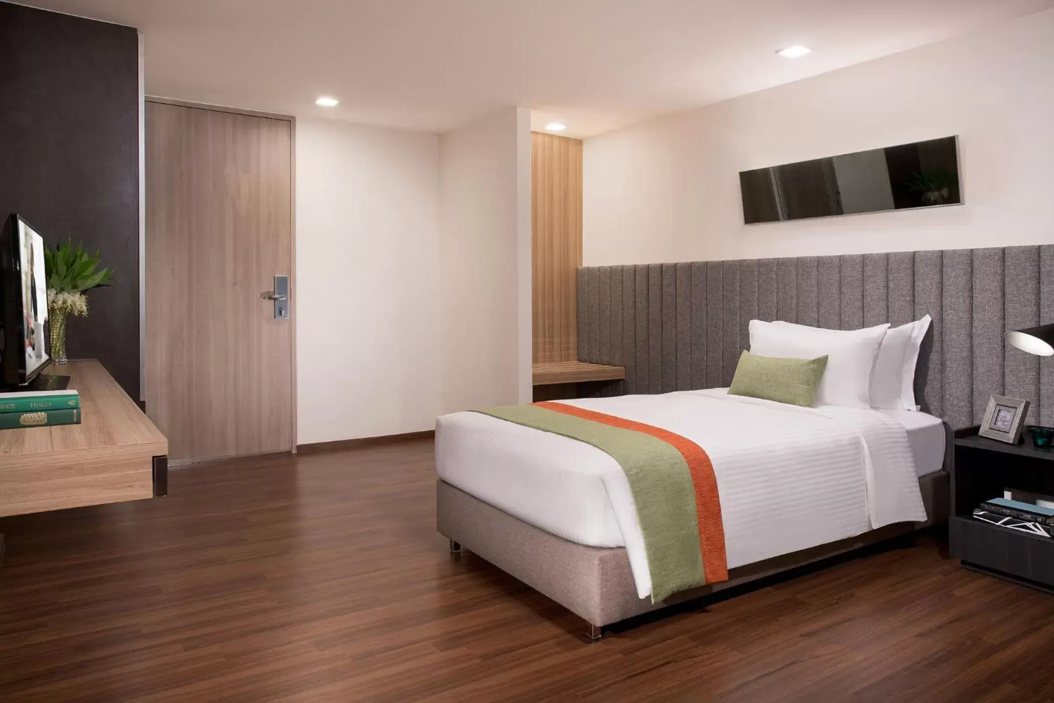 Bedroom, Bed in Somerset Ekamai Bangkok
