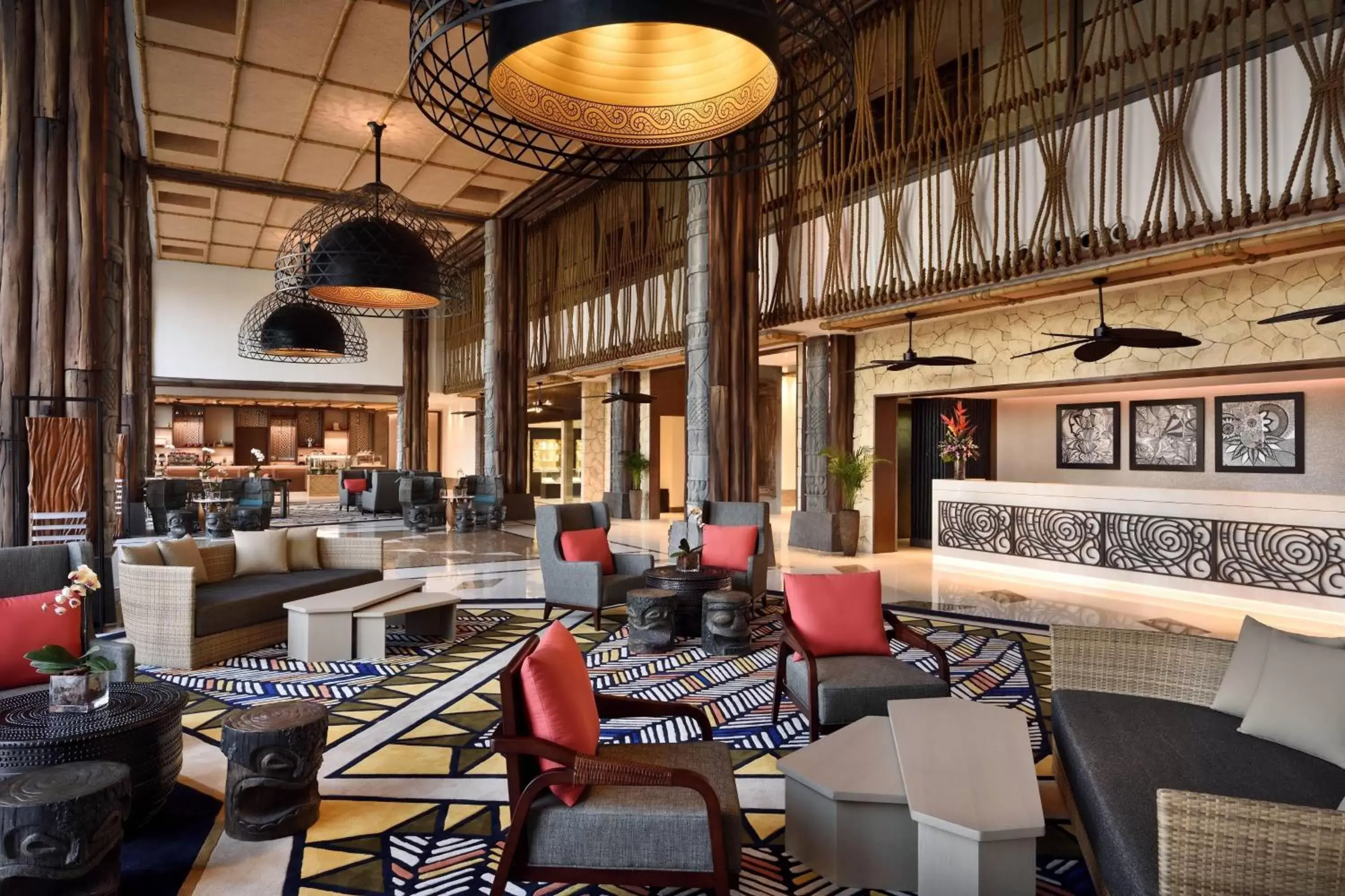 Lobby or reception, Restaurant/Places to Eat in Lapita, Dubai Parks and Resorts, Autograph Collection