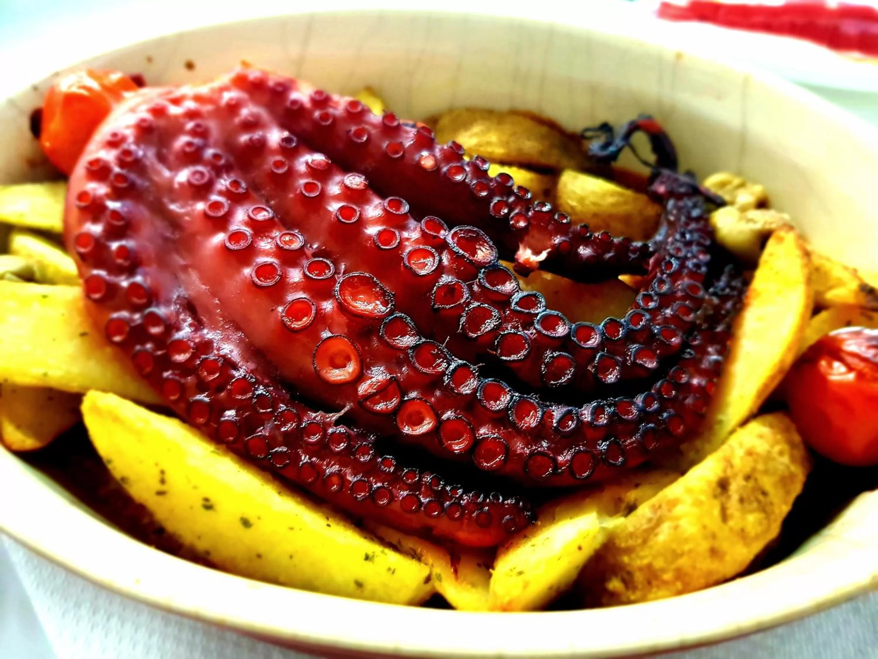 Food close-up in Gostisce Jezero