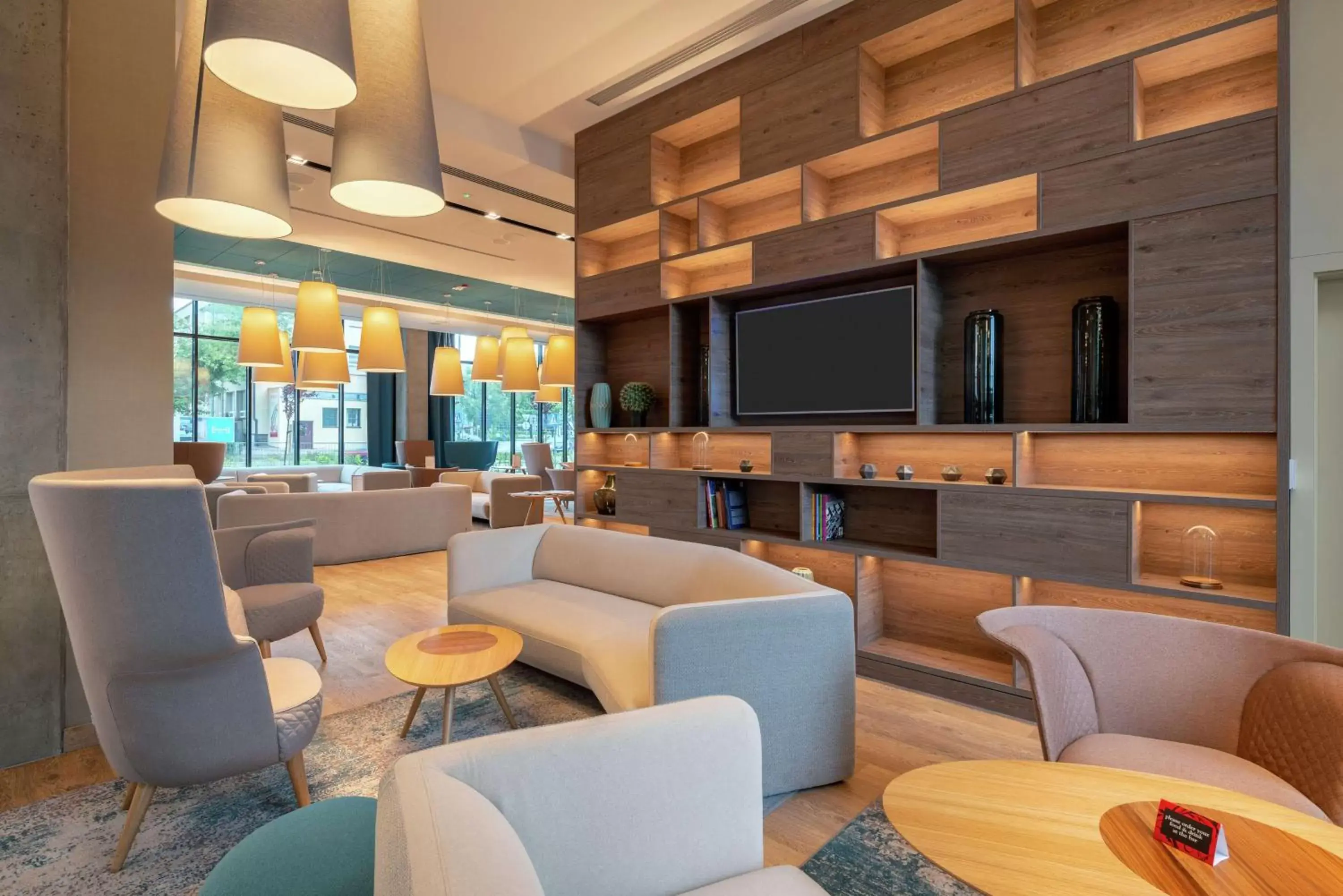 Lobby or reception, Lounge/Bar in Hampton By Hilton Warsaw Mokotow
