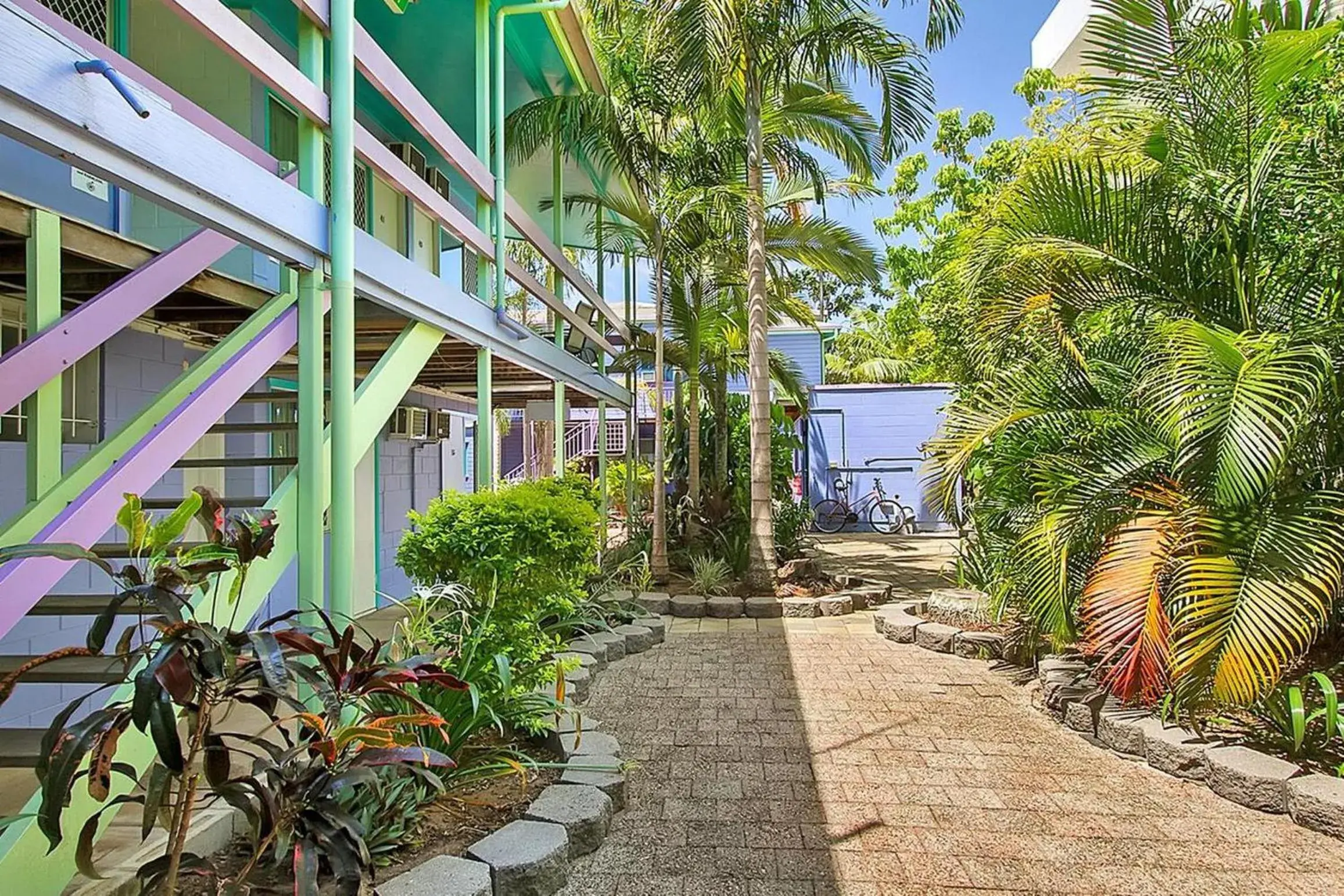 Facade/entrance in Caravella Backpackers Facade/entrance in Caravella Backpackers