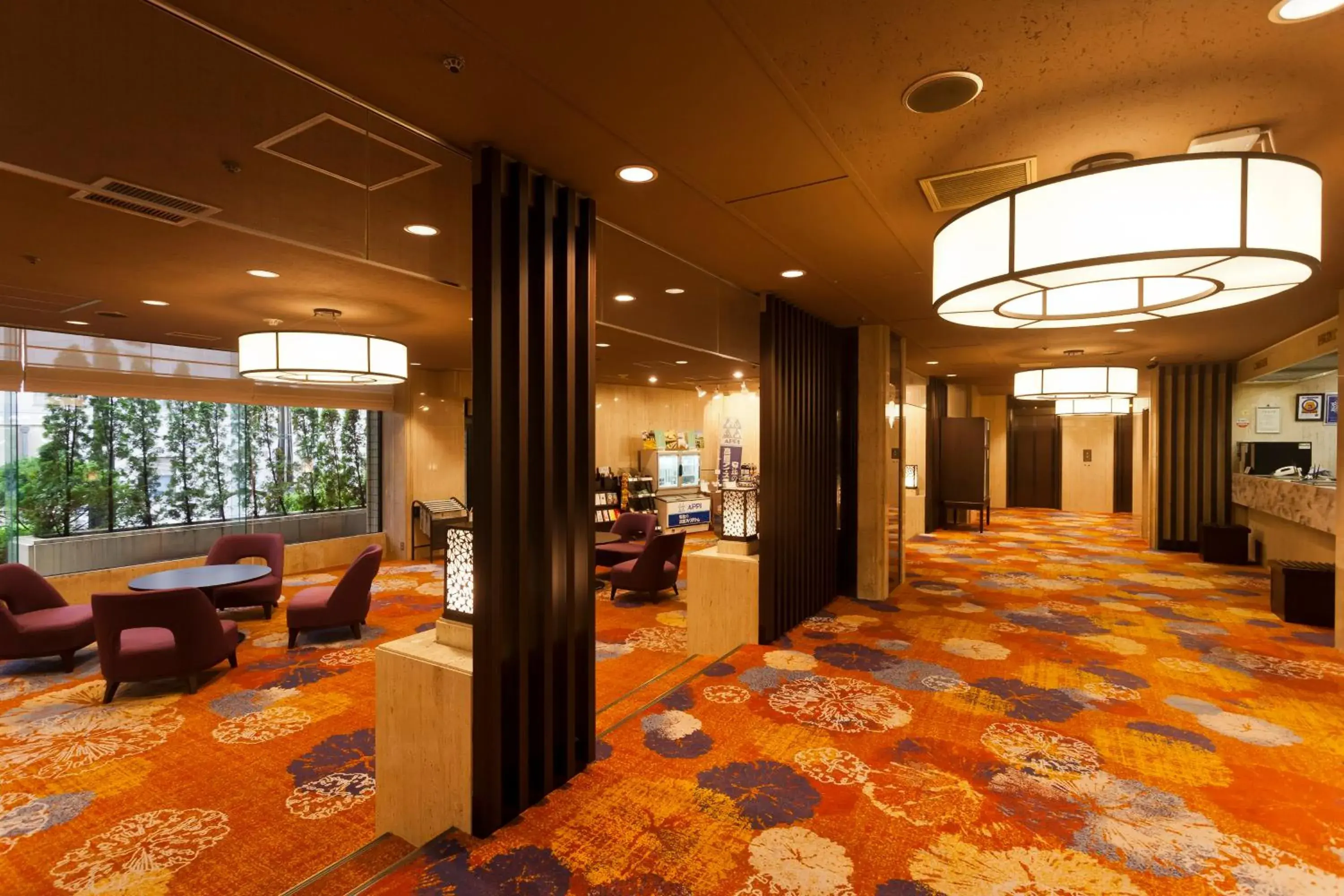 Lobby or reception in Morioka Grand Hotel Annex