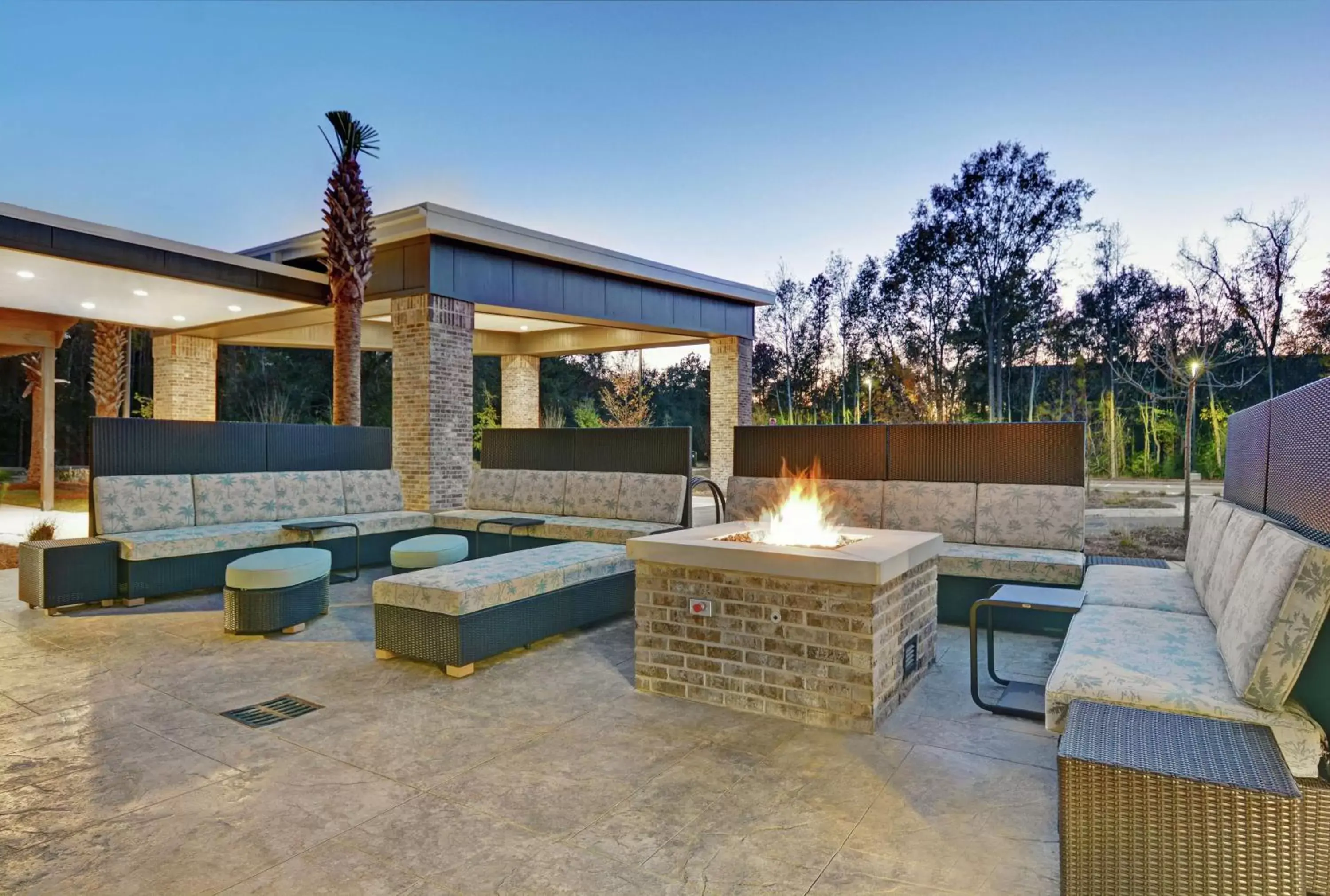 Patio in Home2 Suites By Hilton Charleston Daniel Island, Sc