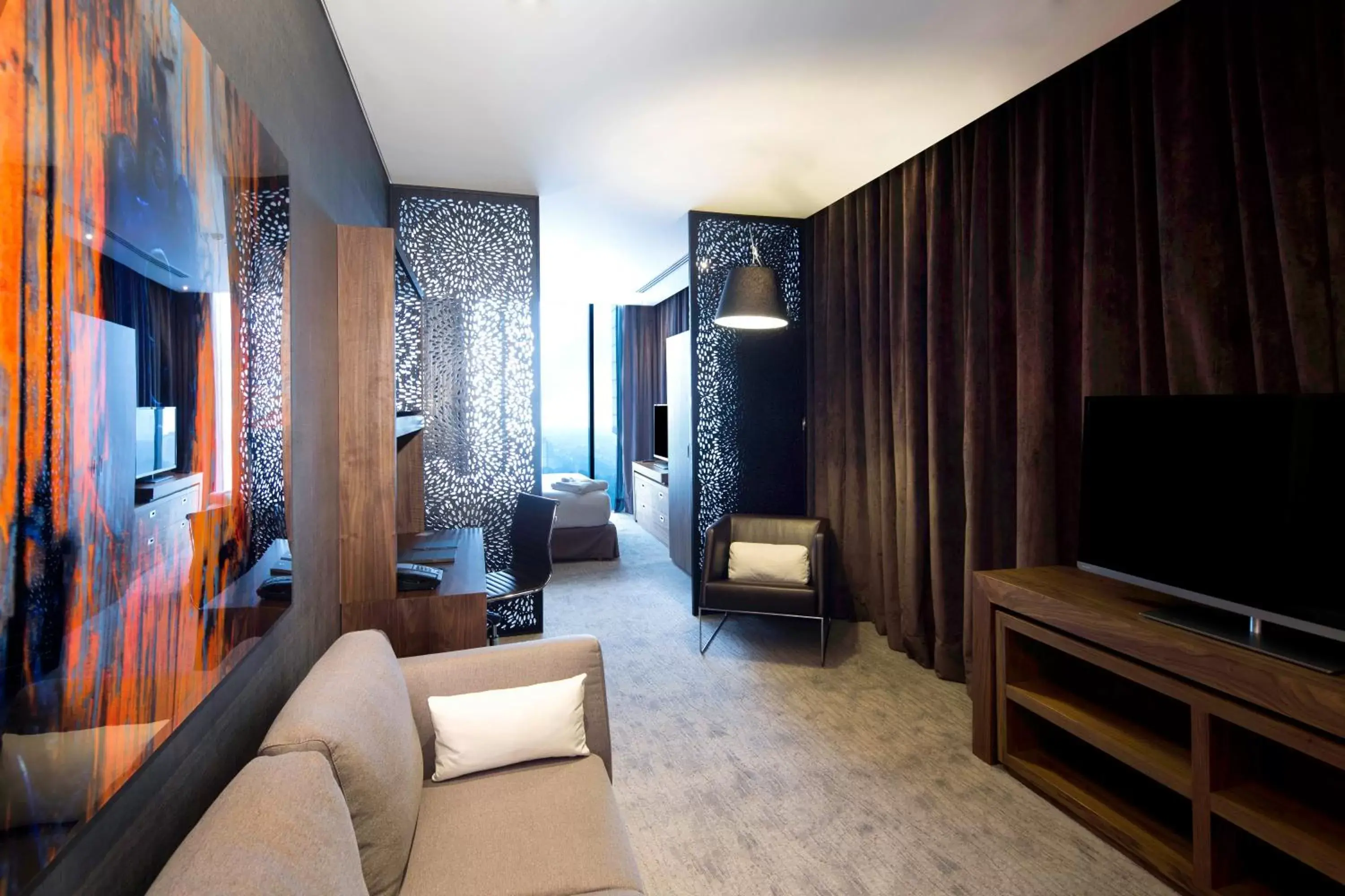 Bedroom, Seating Area in Hilton Mexico City Santa Fe