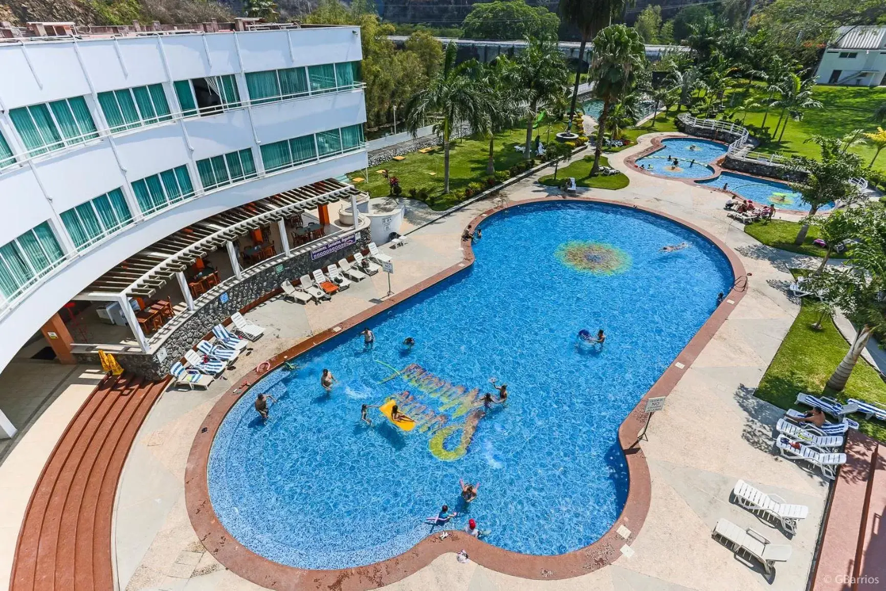 People, Pool View in Hotel Puente Nacional & Spa