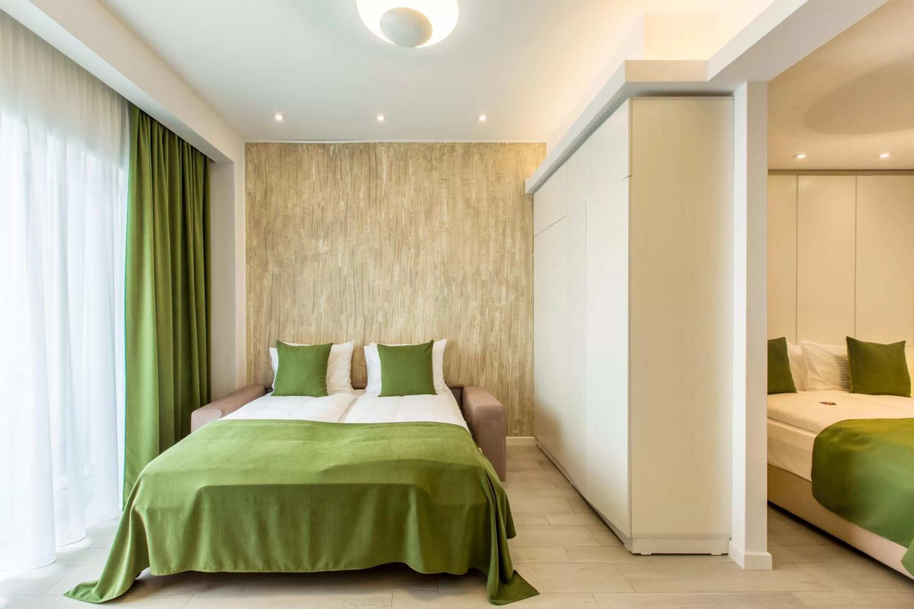 Living room, Bed in Mava Apartamente