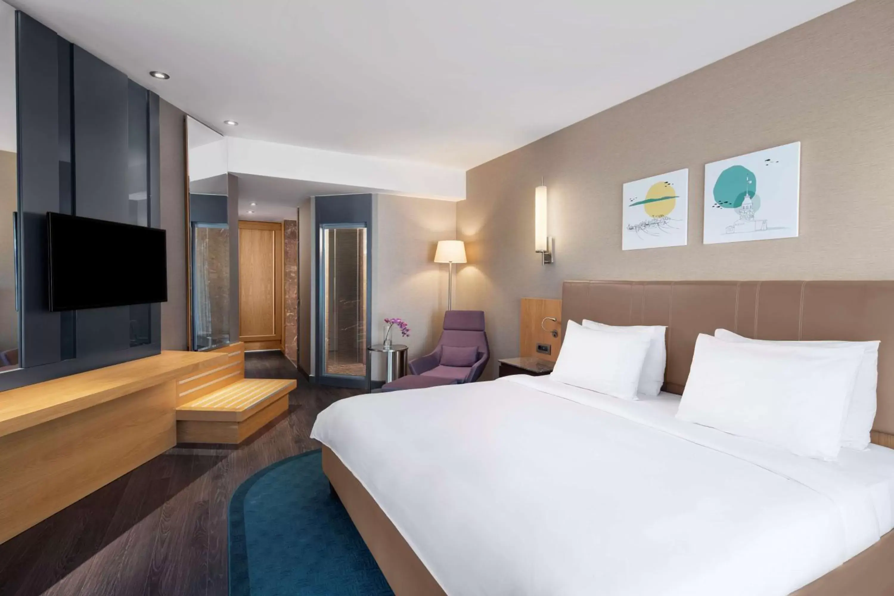 Bedroom, Bed in Radisson Blu Hotel & Spa, Istanbul Tuzla