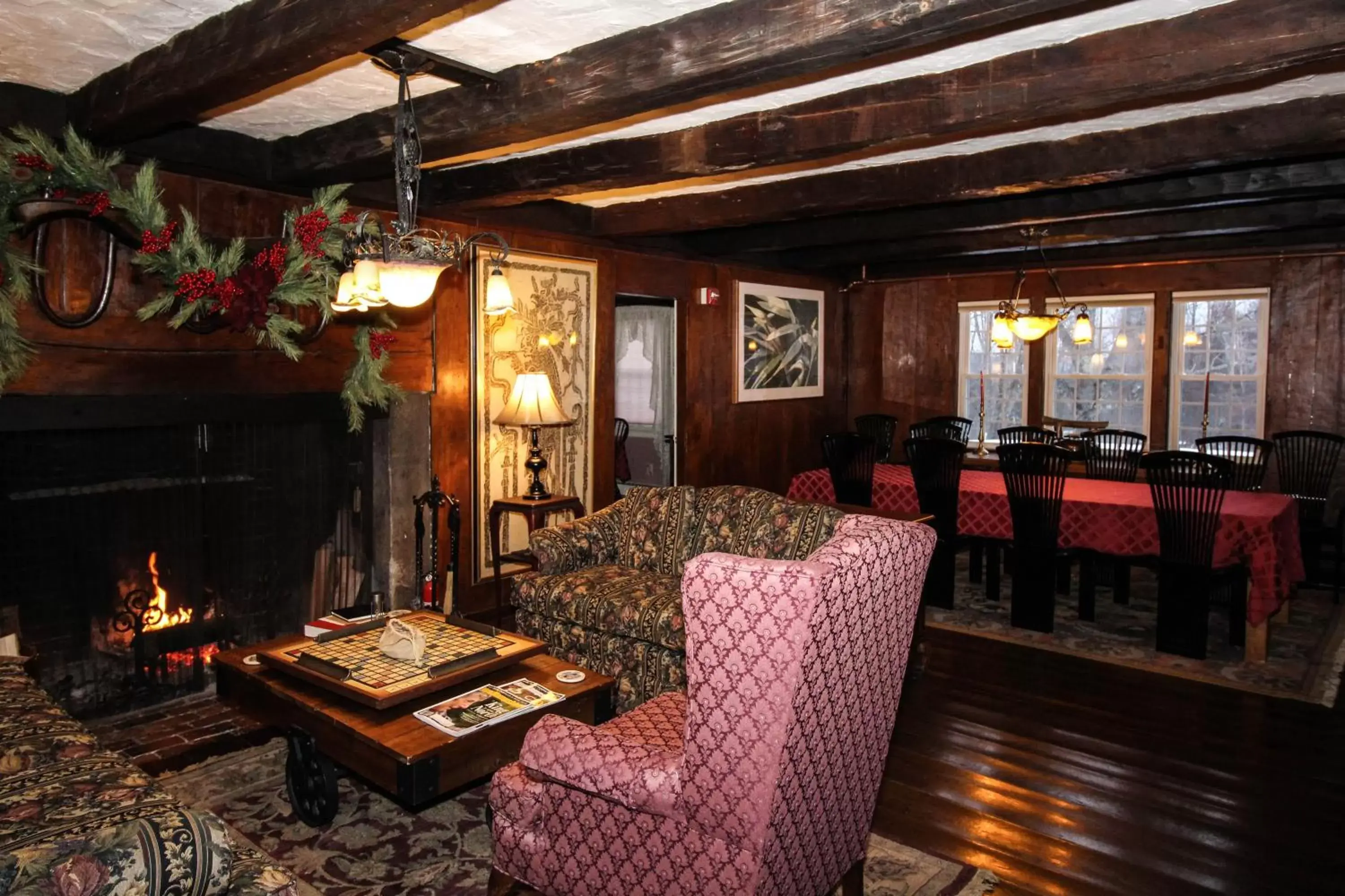 Living room in The Nutmeg Inn