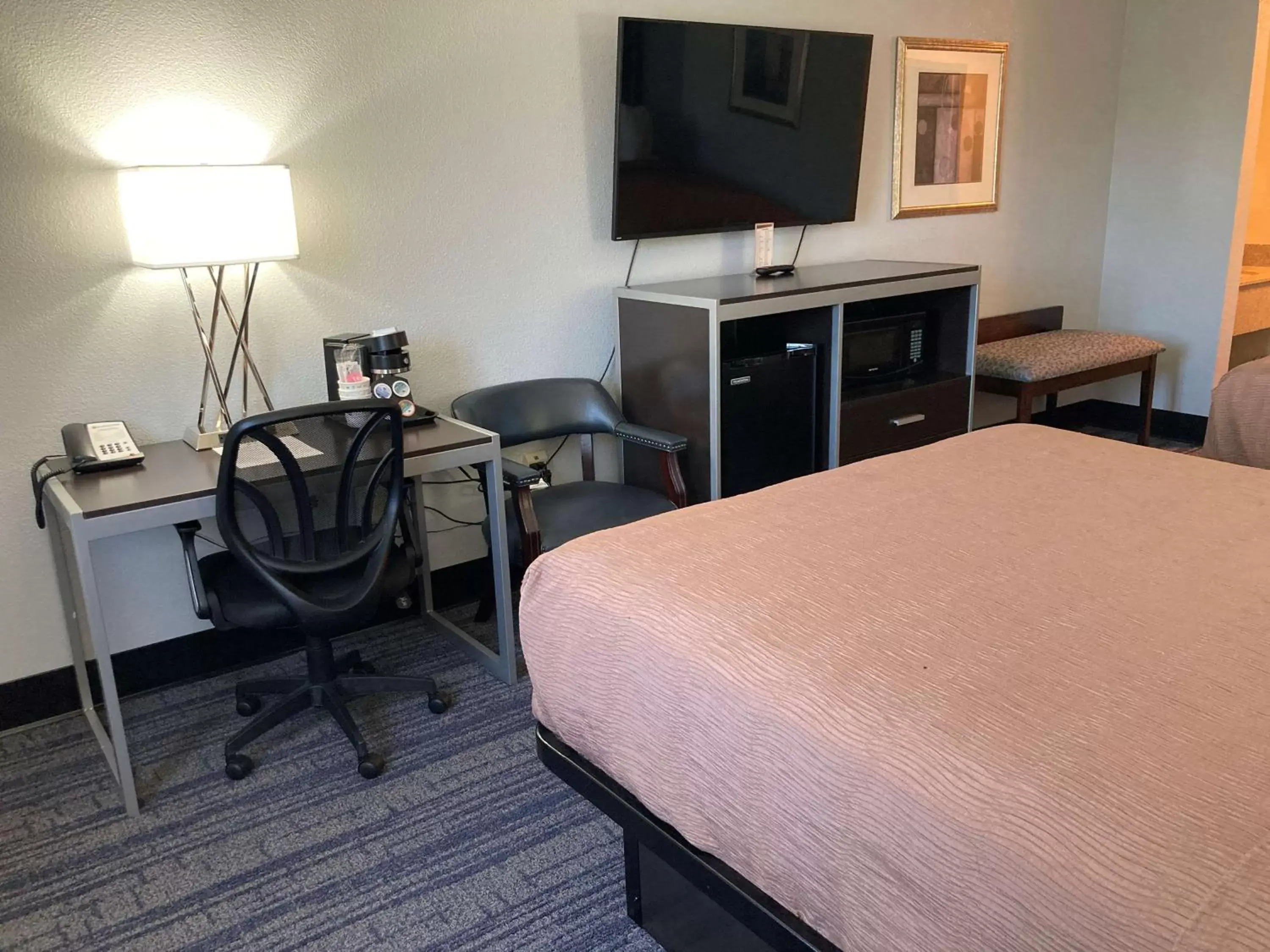 Bedroom, TV/Entertainment Center in Best Western Plus Reading Inn & Suites