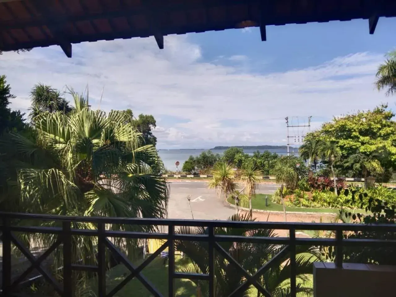 Garden view in Tiara Labuan Hotel