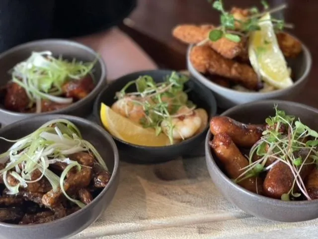 Food and drinks in The Lilly Restaurant With Rooms