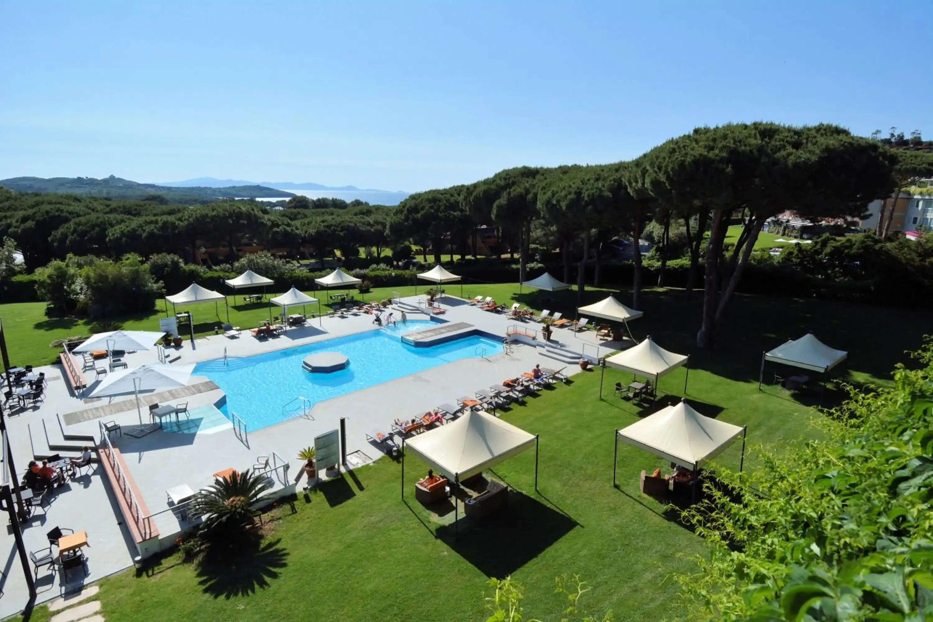 Day, Pool View in Golf Hotel Punta Ala