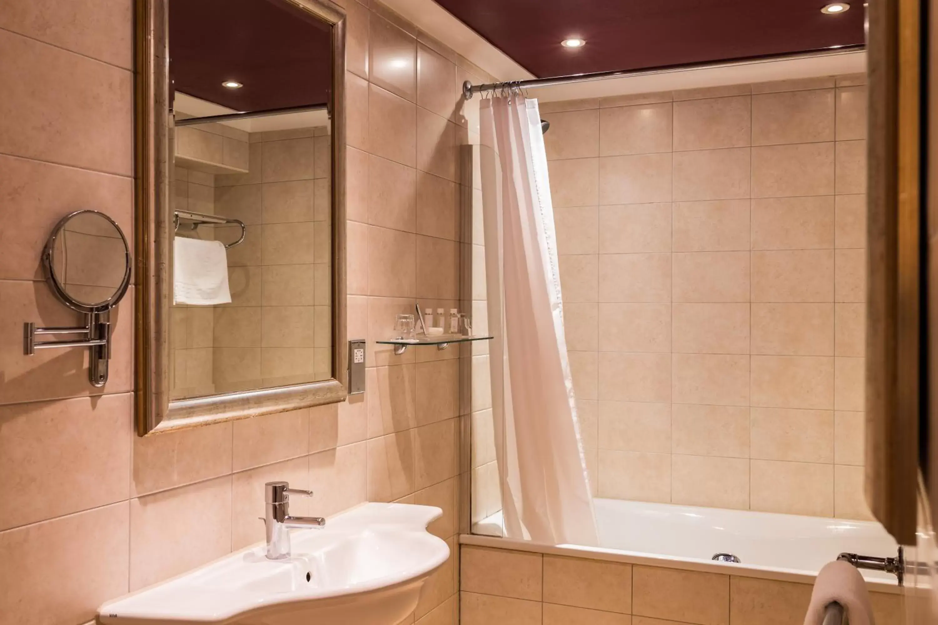 Bathroom in Redworth Hall Hotel- Part of the Cairn Collection