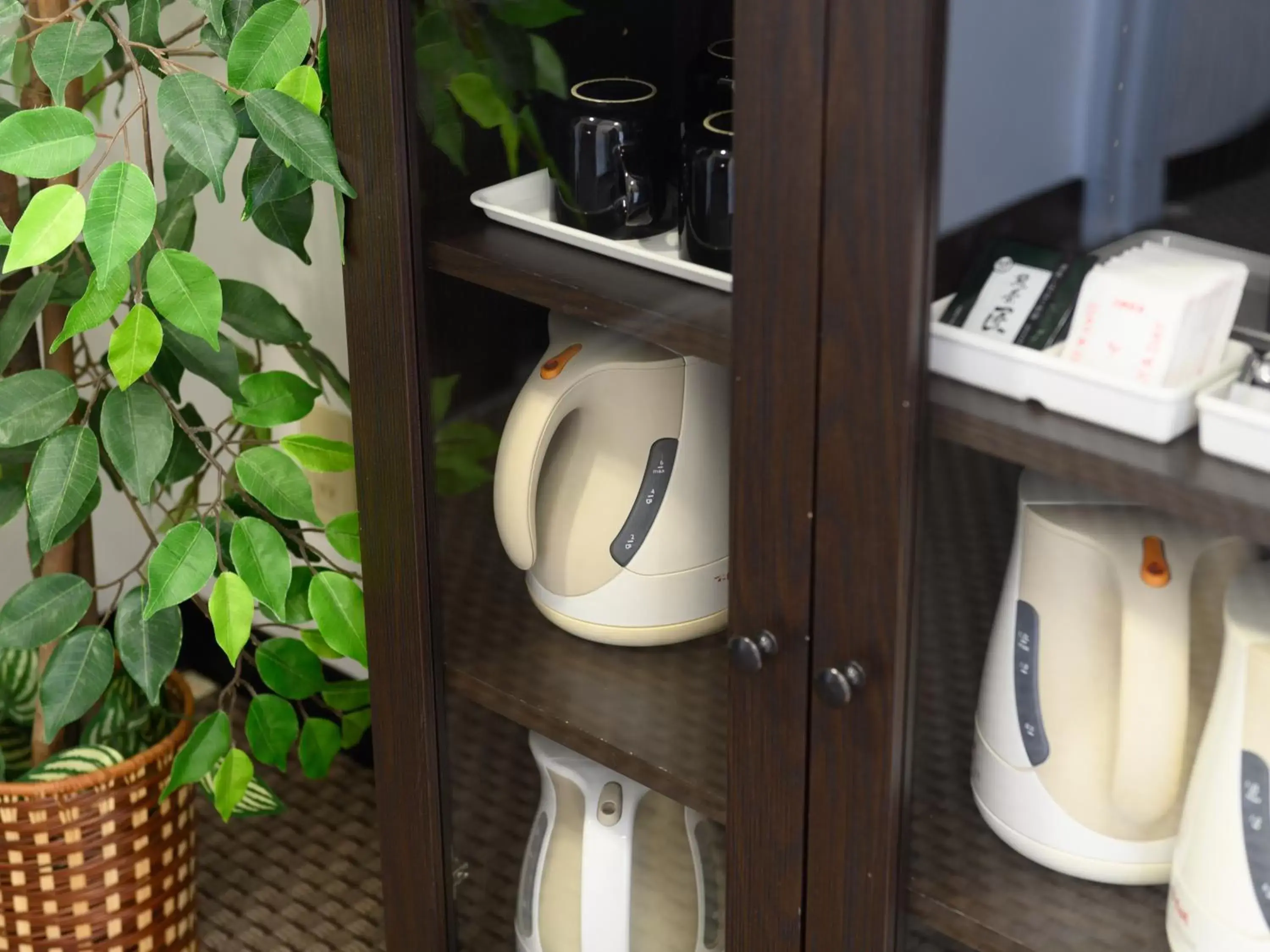 Coffee/tea facilities, Bathroom in Tabist IWATA Station Hotel