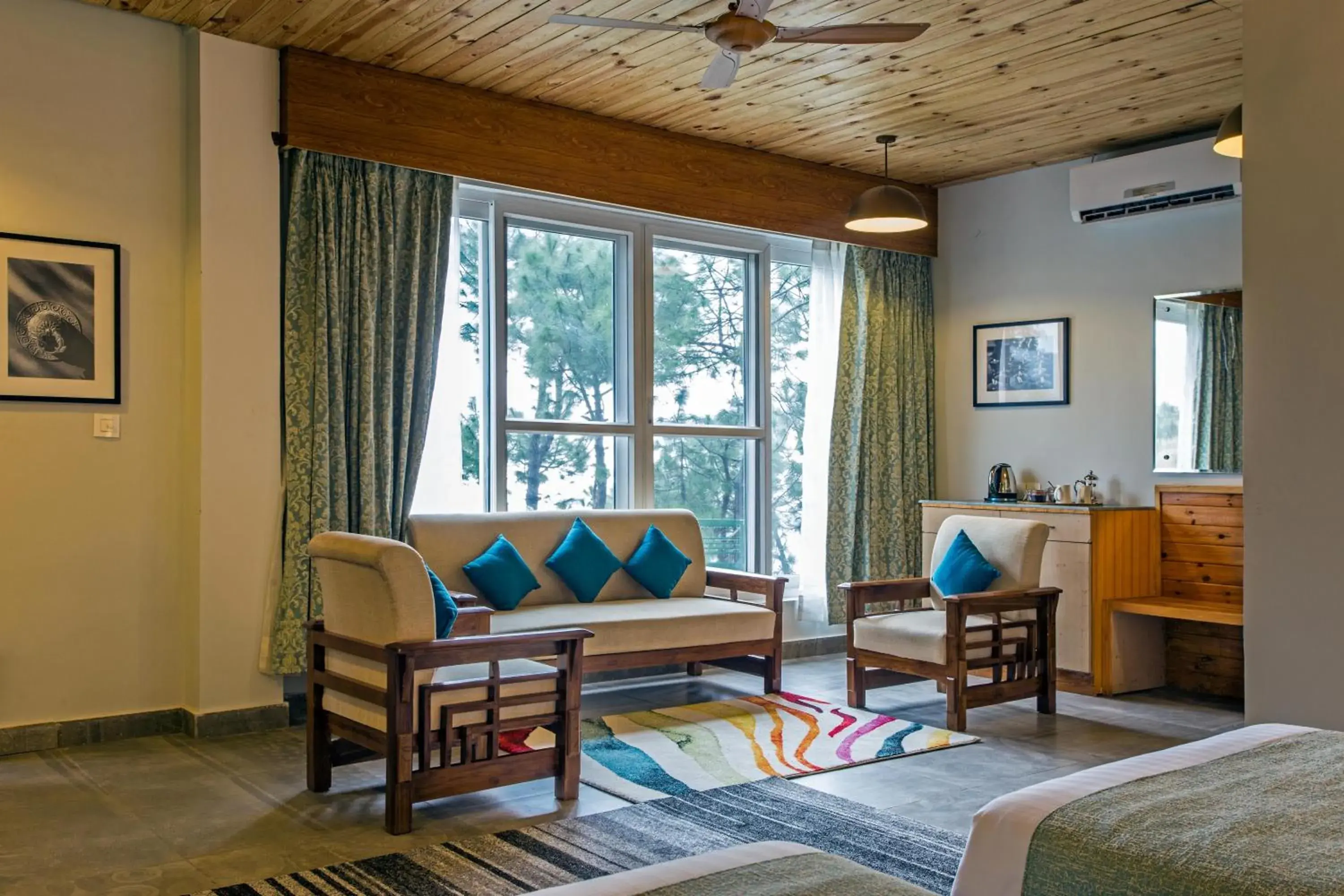 Mountain view, Seating Area in Rakkh Resort, a member of Radisson Individuals Retreats