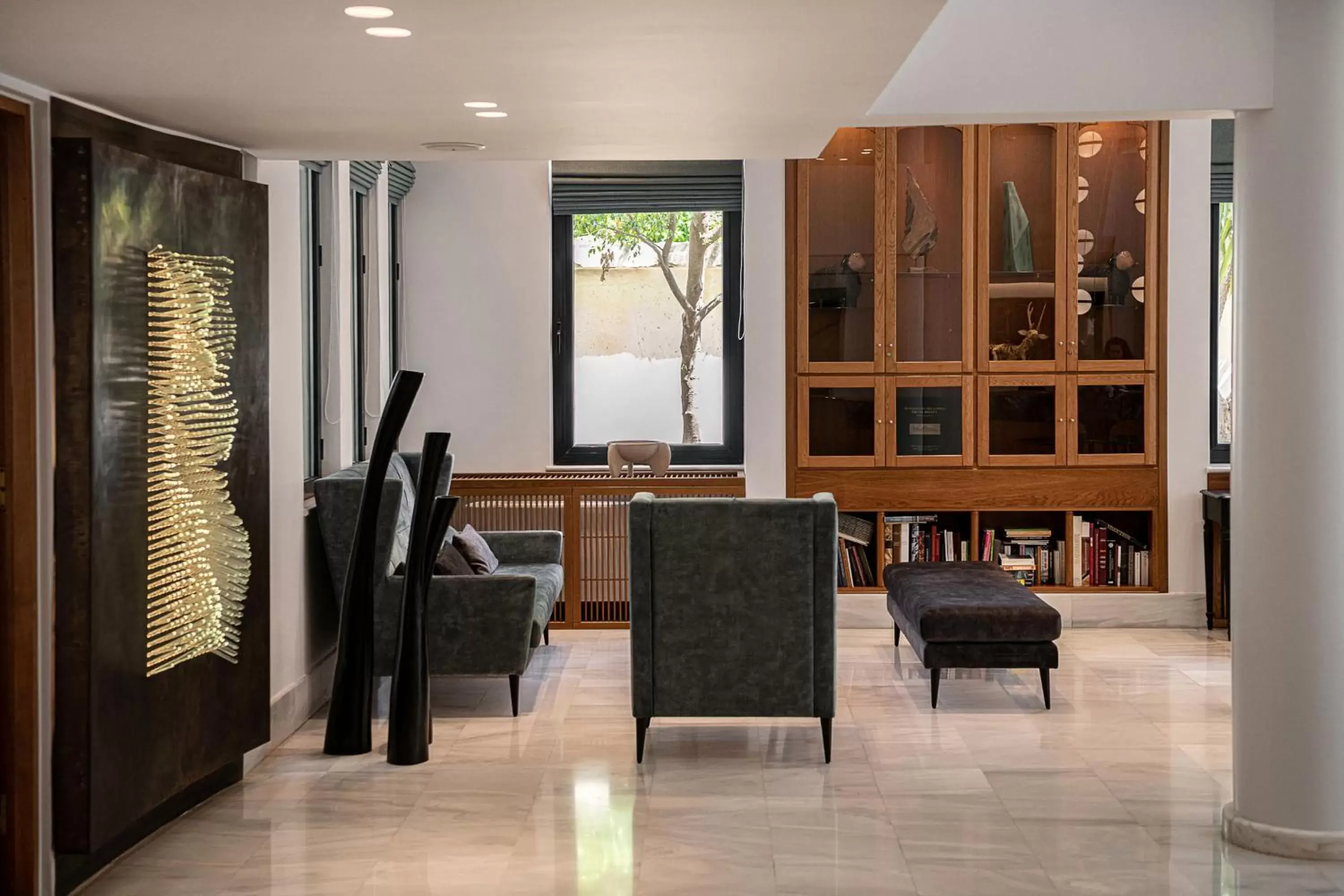 Living room in Avra City Boutique Hotel Living room in Avra City Boutique Hotel