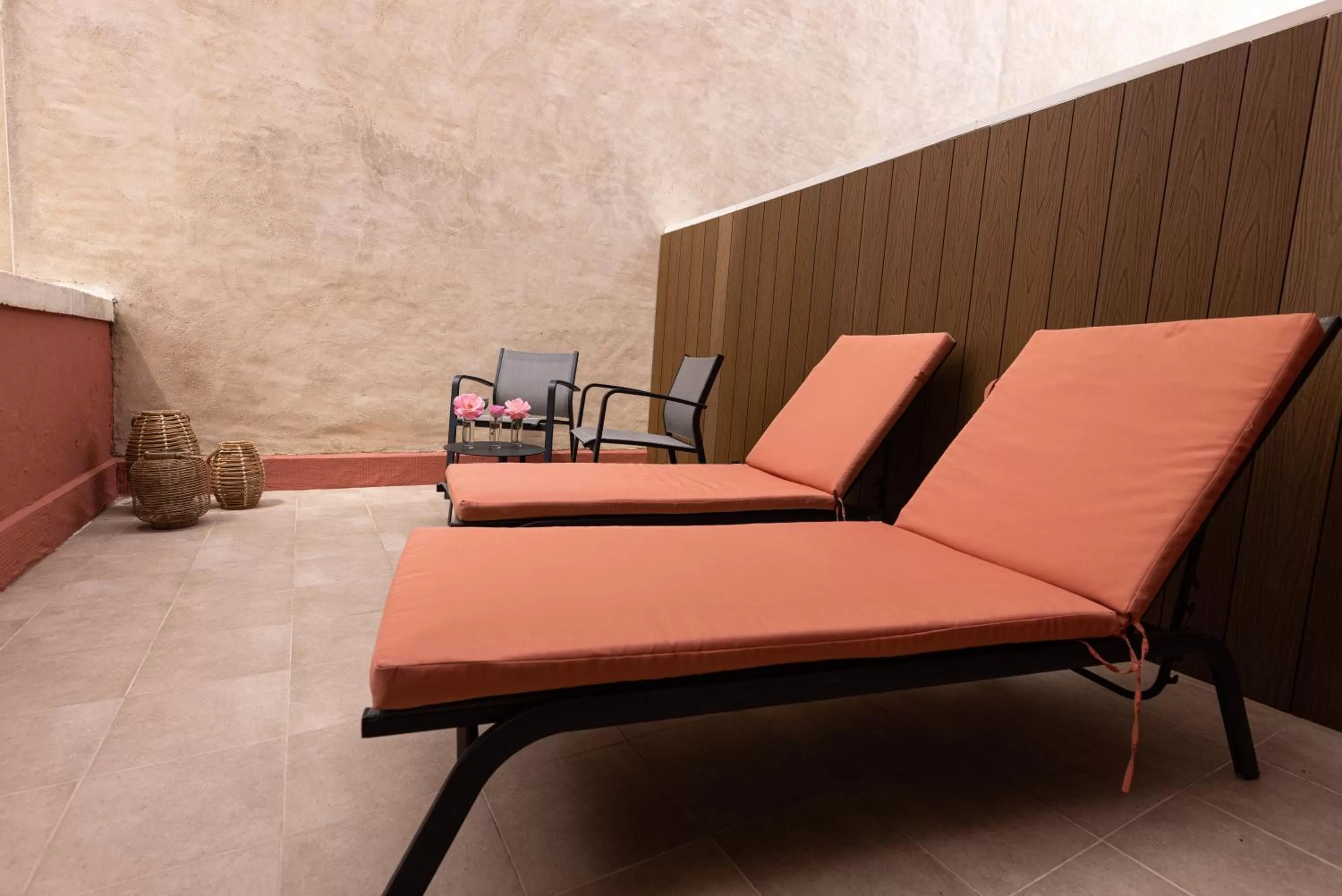 Balcony/Terrace in Hôtel & Espace Bien-être La Maison du Lierre