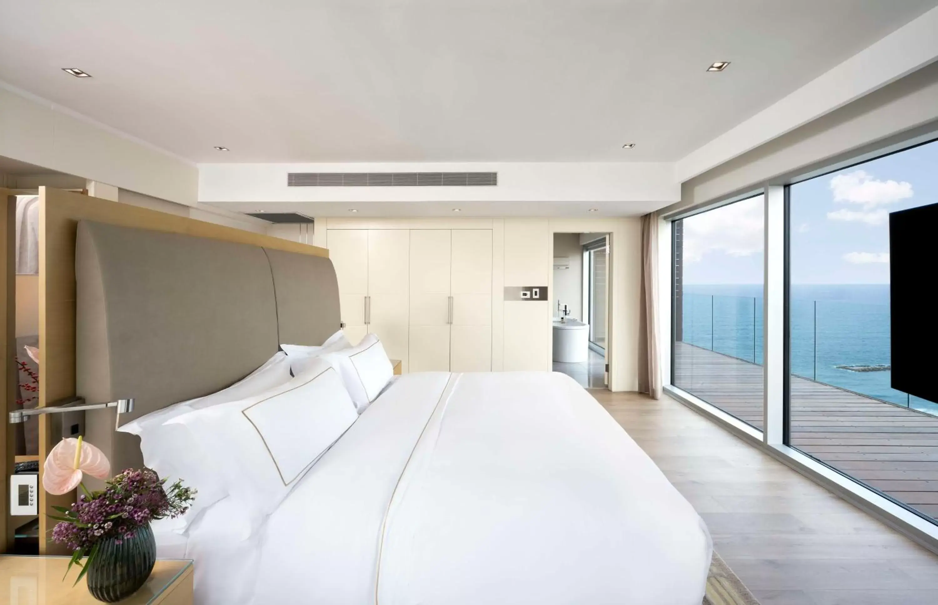 Bed in The Vista At Hilton Tel Aviv