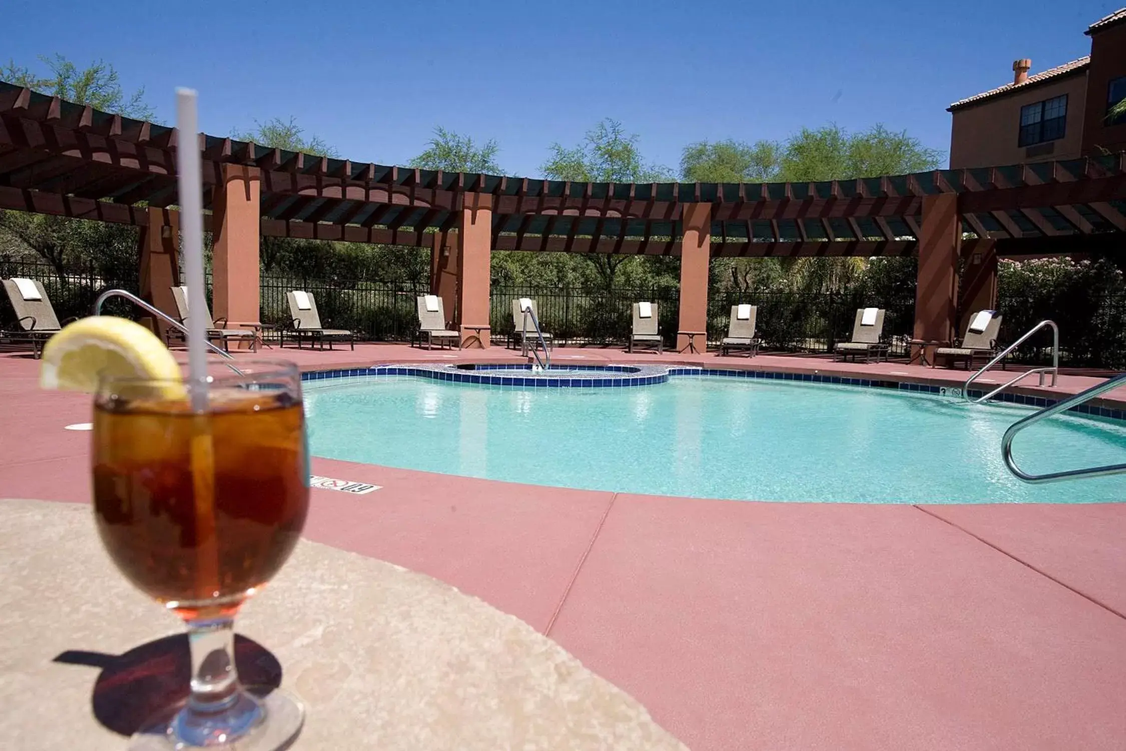 Pool view, Swimming Pool in Hilton Garden Inn Phoenix Airport