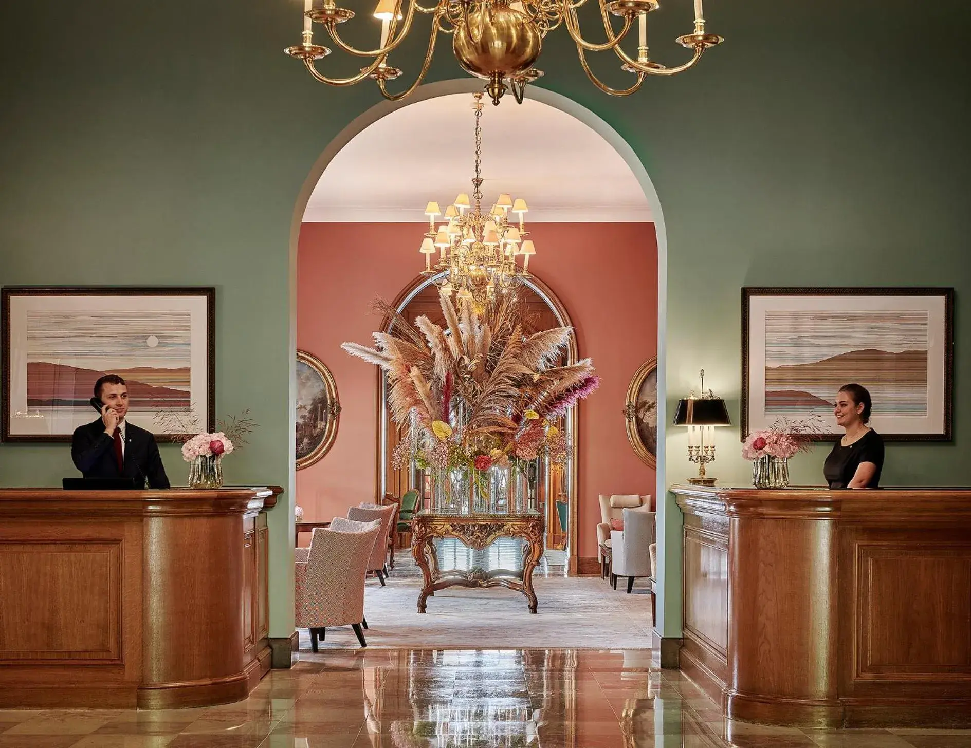 Lobby or reception, Lobby/Reception in Château Saint-Martin & Spa - an Oetker Collection Hotel