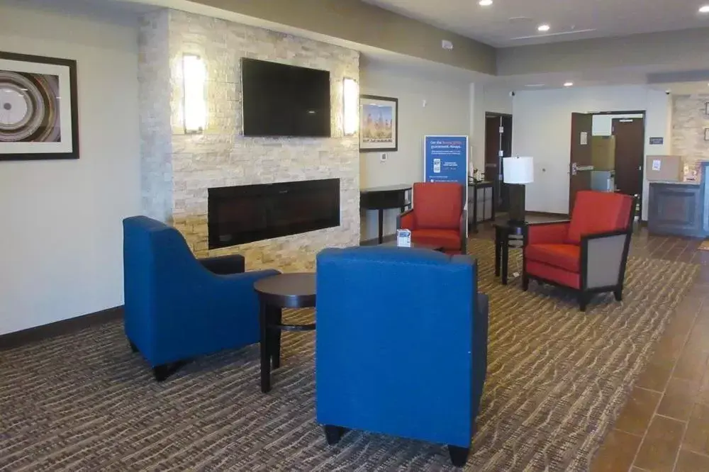 Lobby or reception, Seating Area in Comfort Suites Denver International Airport