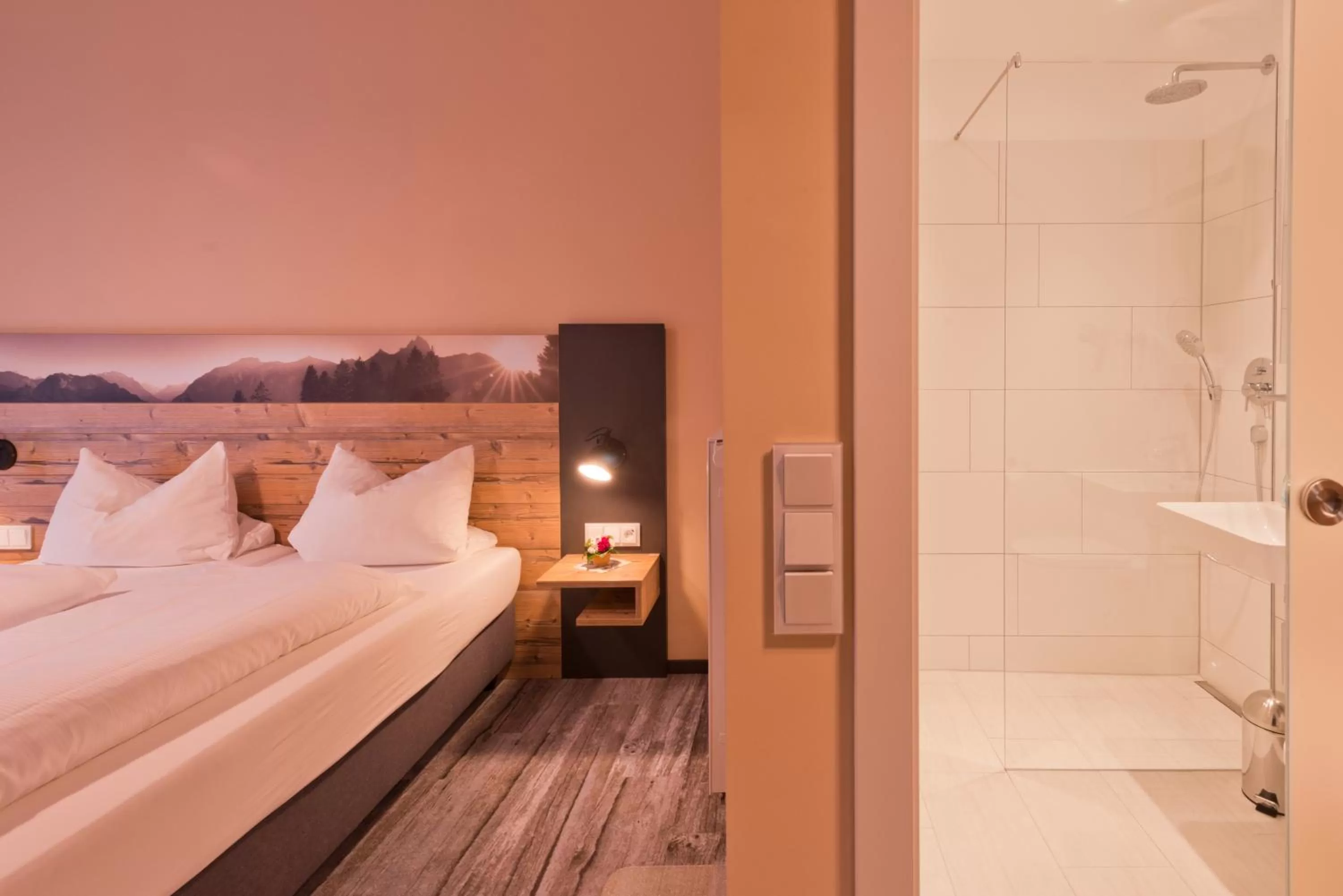 Bed in Hotel Hohenaschau