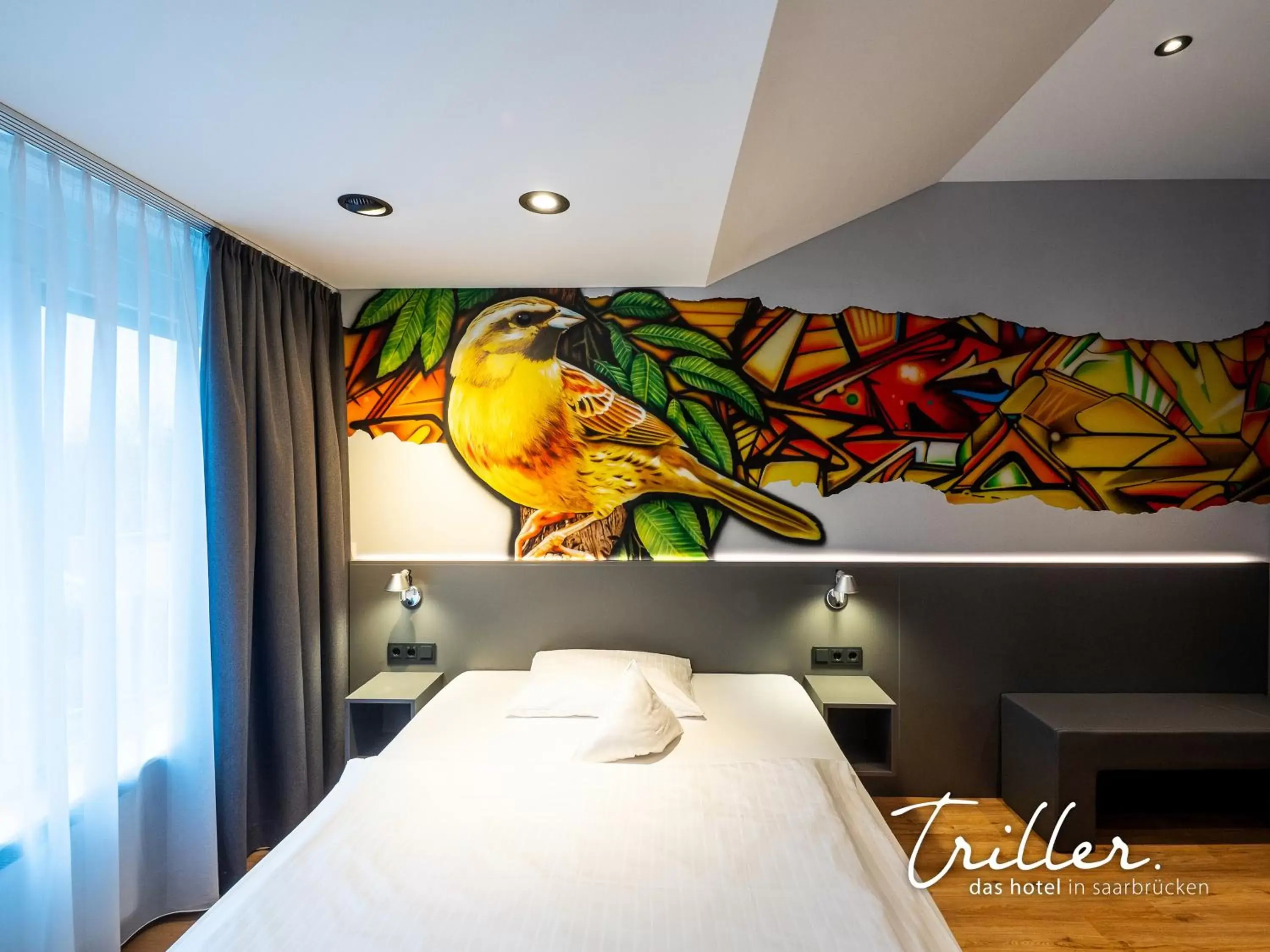 Bedroom, Bed in Hotel Am Triller - Hotel & Serviced Apartments