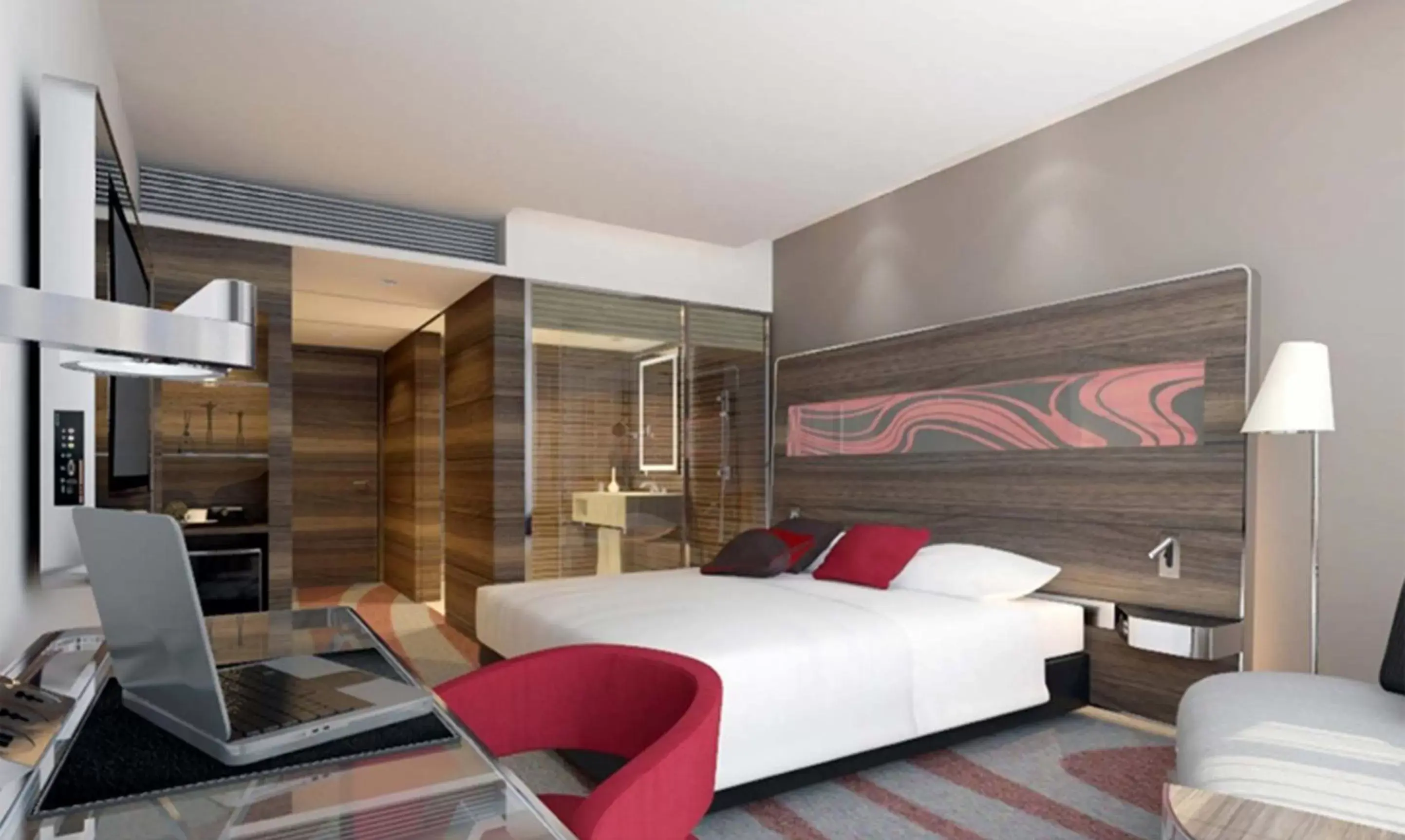 Photo of the whole room, Bed in Novotel Pekanbaru