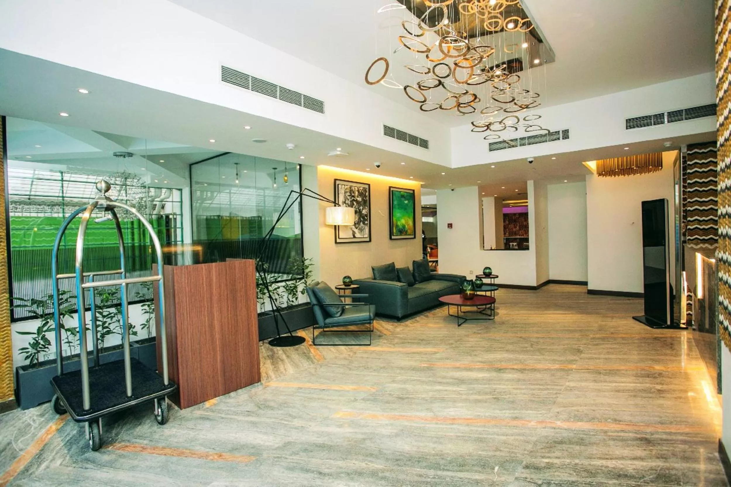 Lobby or reception in Hotel Omni Residency Dhaka