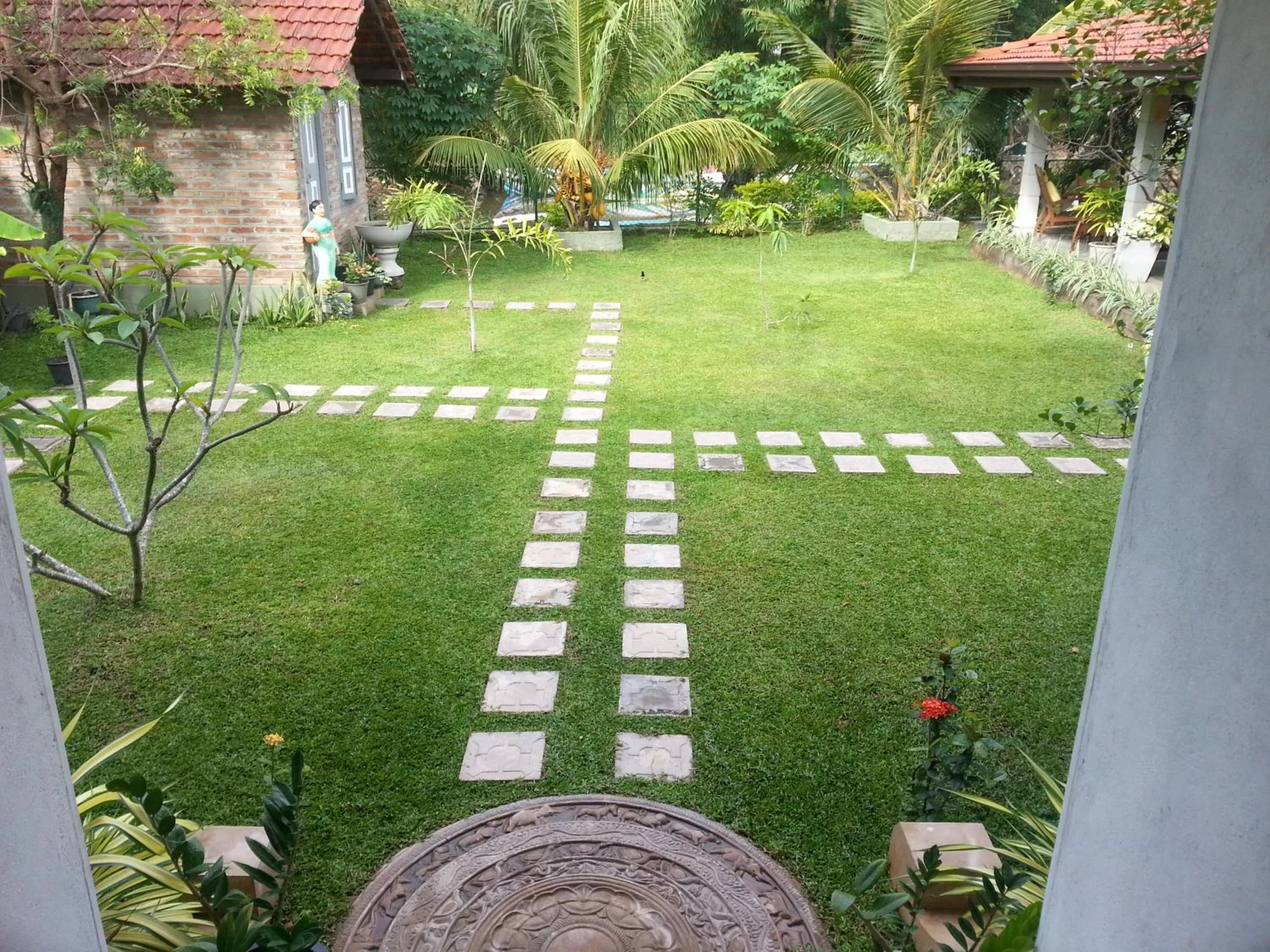 Garden view in Green Wood Villa Negombo