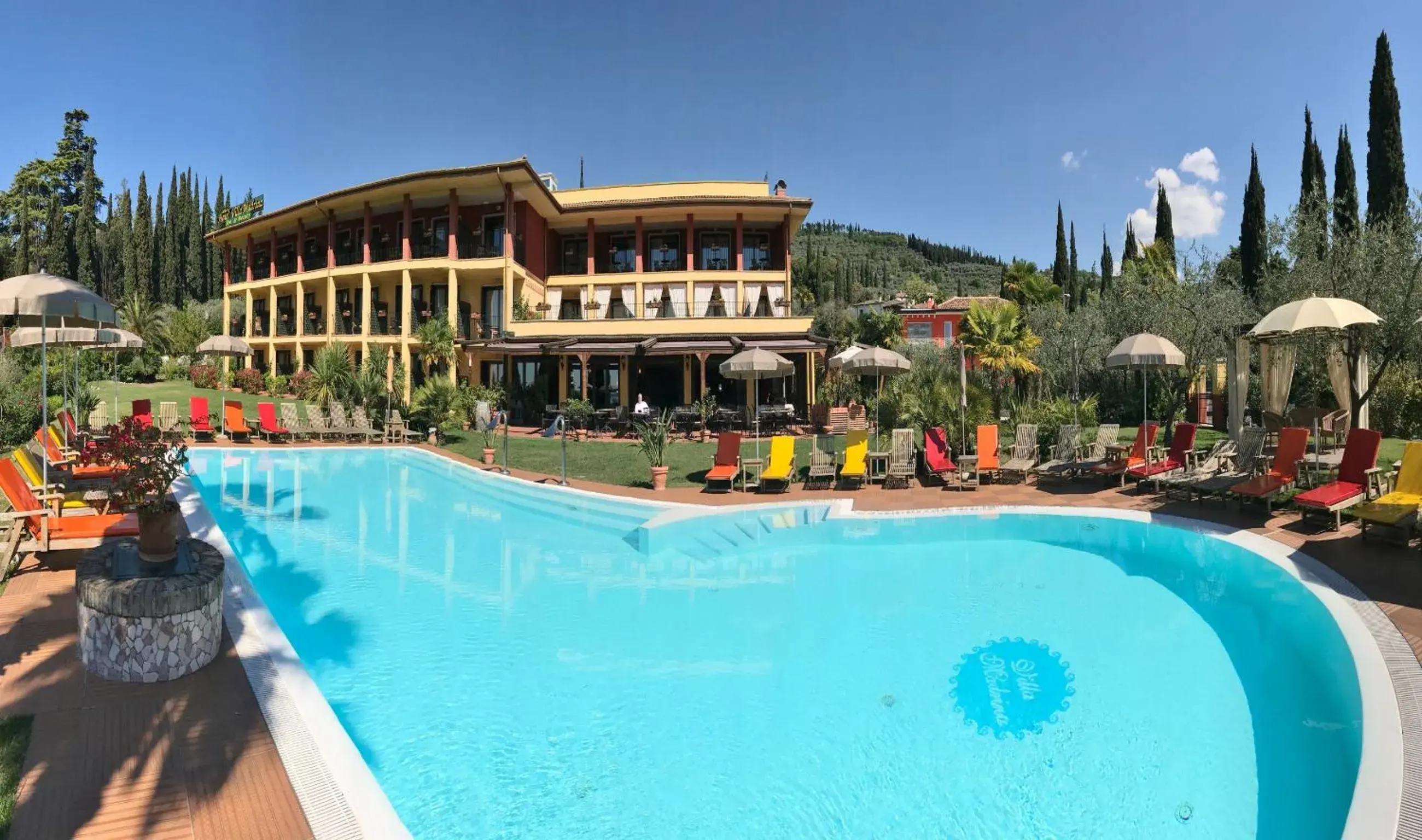 Garden view, Swimming Pool in Villa Madrina Wellness Resort Hotel