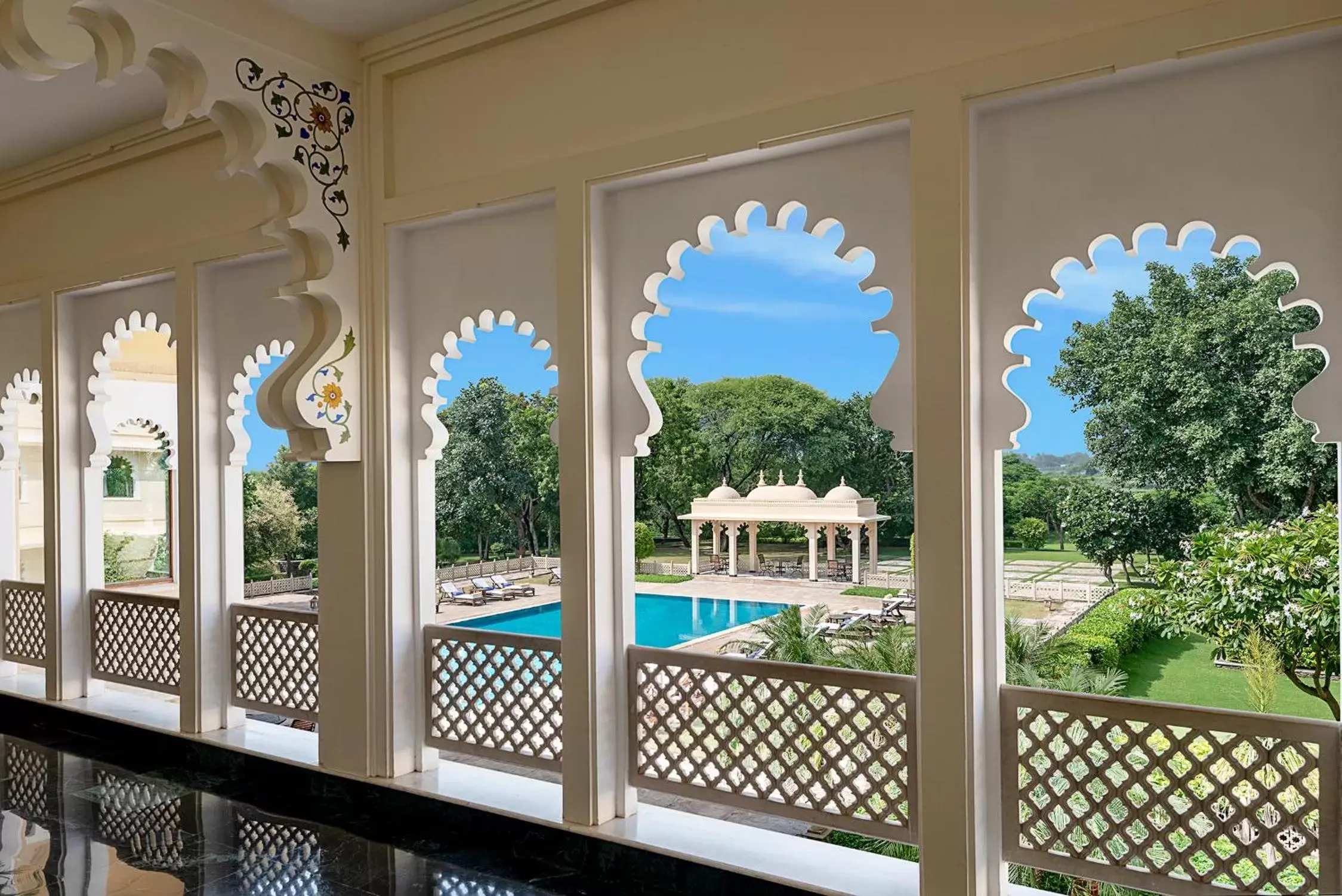 Patio, Pool View in Trident Udaipur