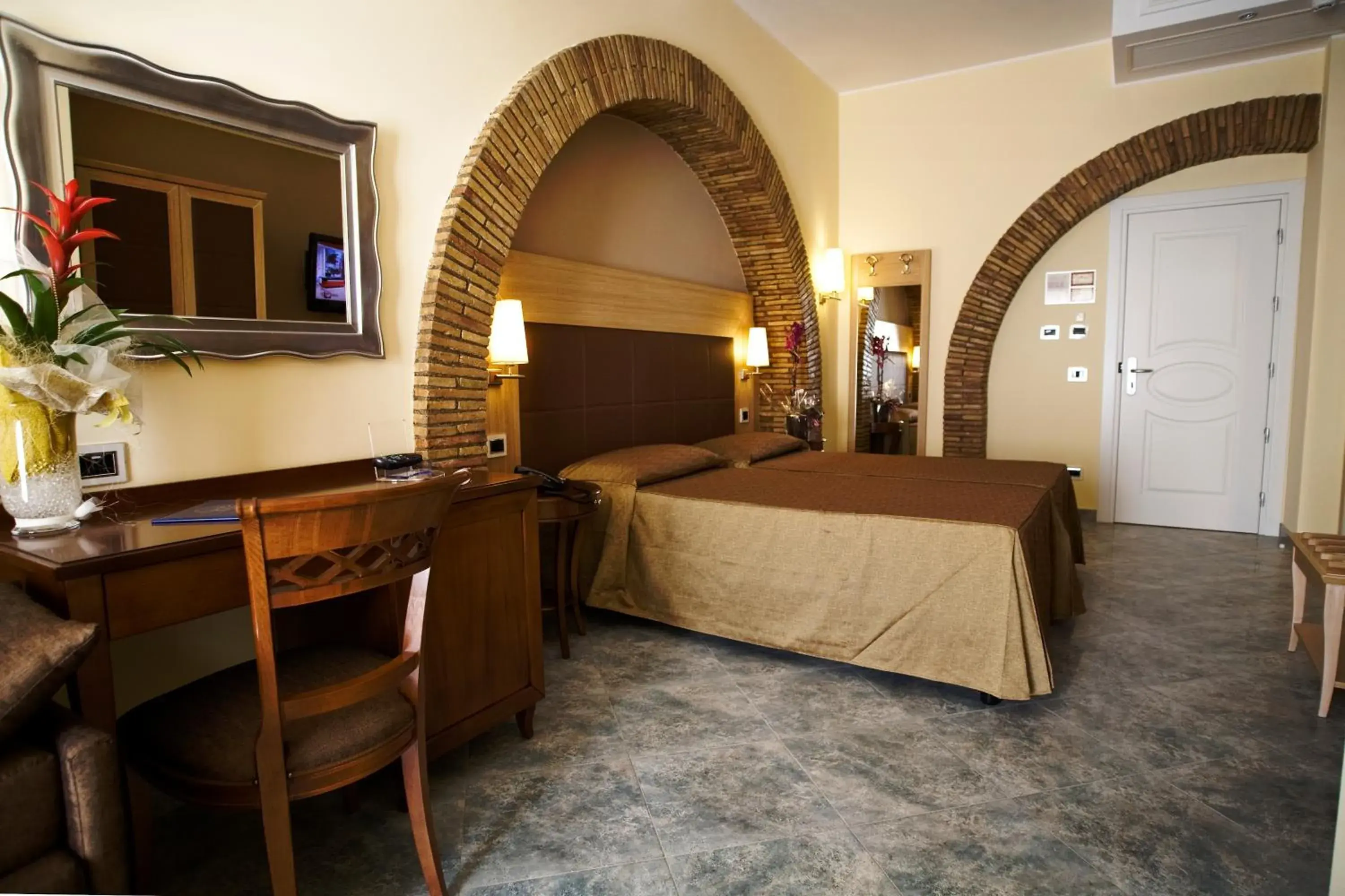 Bedroom, Bed in Hotel Villa Tirreno