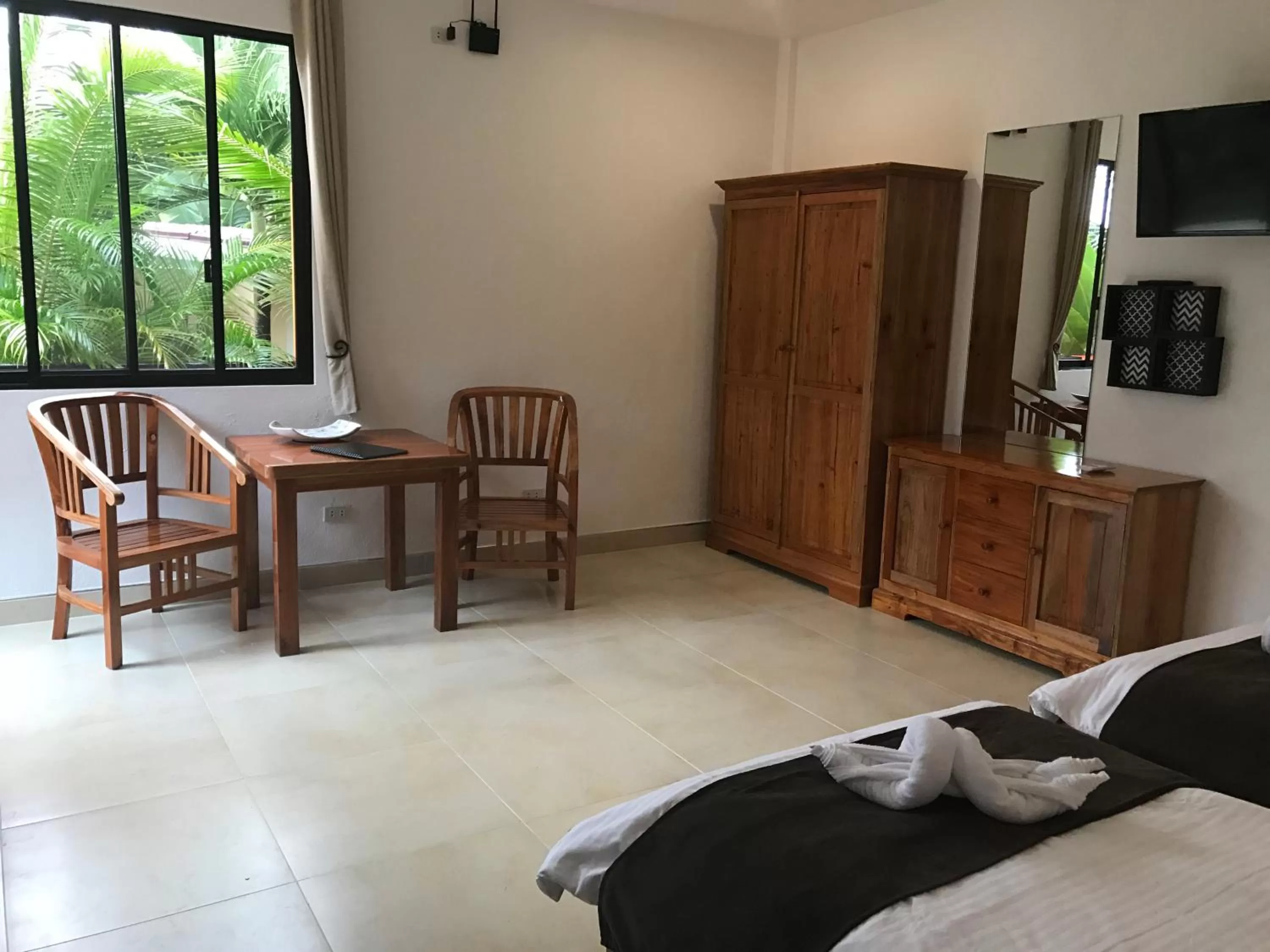 Living room, Bed in Alona's Coral Garden Resort (Adult-Only)