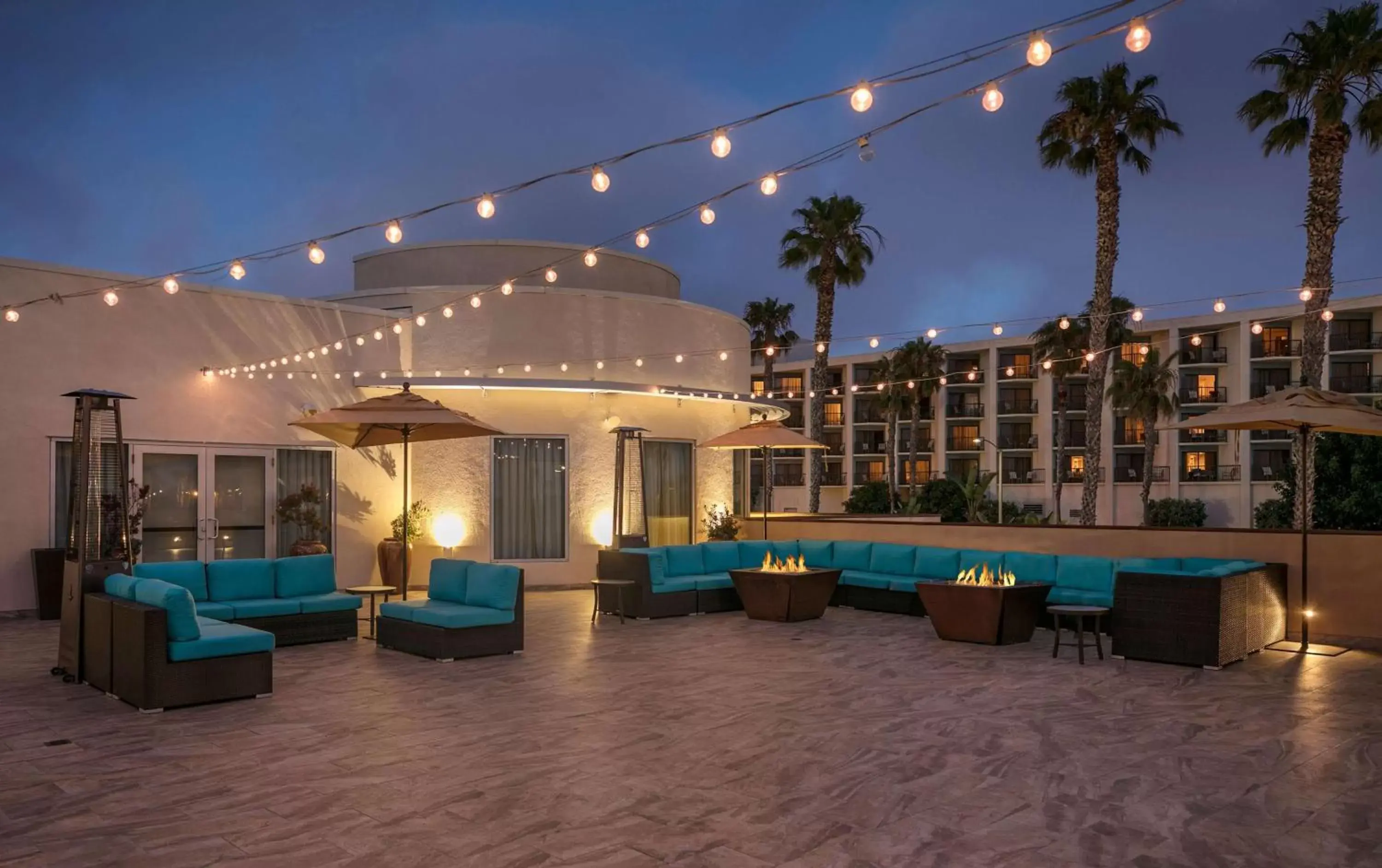 Patio, Property Building in Redondo Beach Hotel, Tapestry Collection by Hilton