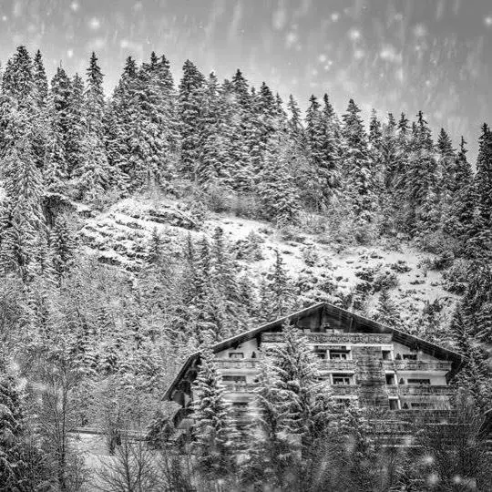 Property building, Winter in Hôtel Le Grand Chalet