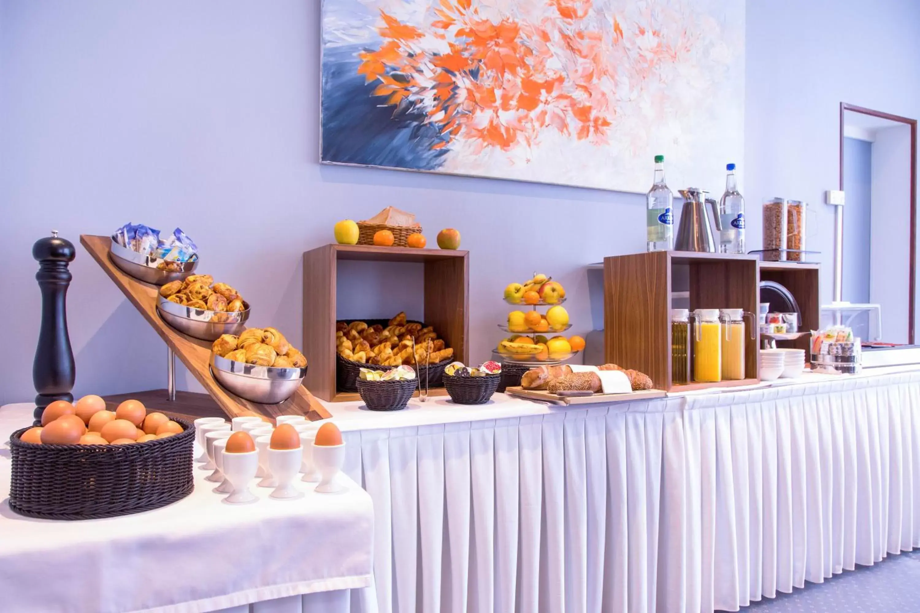 Buffet breakfast, Food in Hotel Sagitta