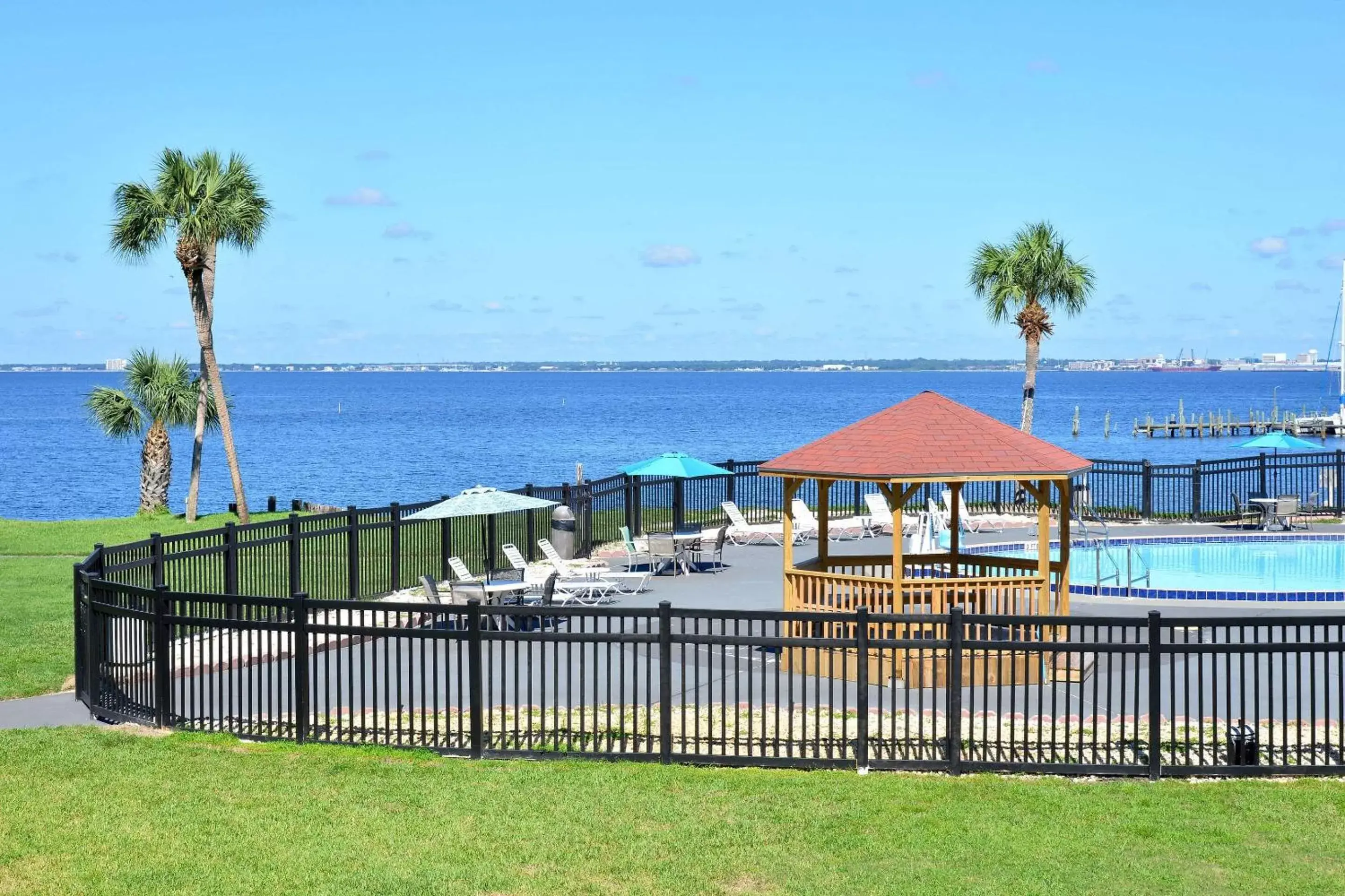 On site in Quality Inn & Suites on the Bay near Pensacola Beach