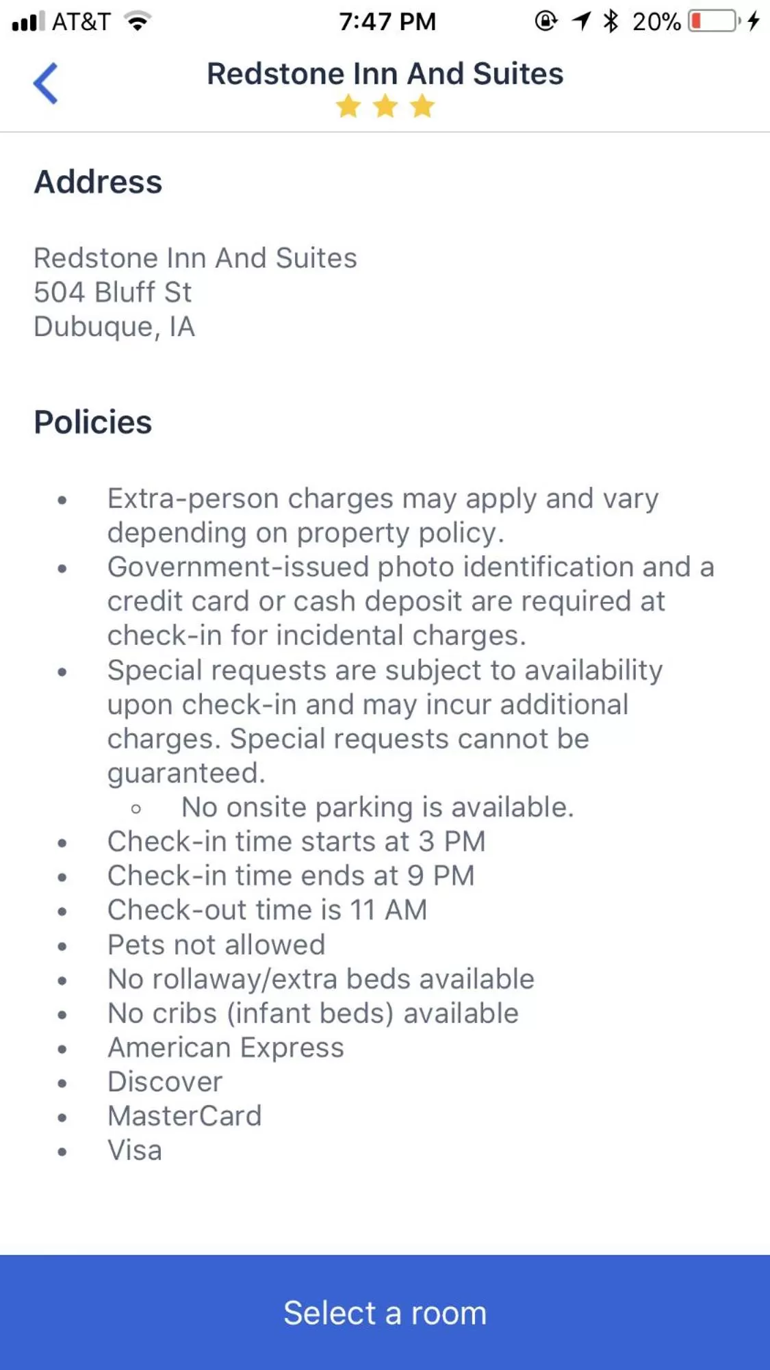 Breakfast in The Redstone Inn and Suites